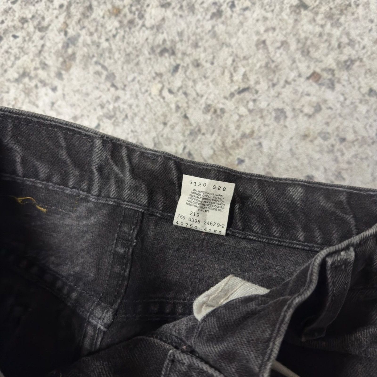 Levi's Vintage 90s Levi’s 550 Faded Black Denim Jeans Size US 29 - 3 Thumbnail