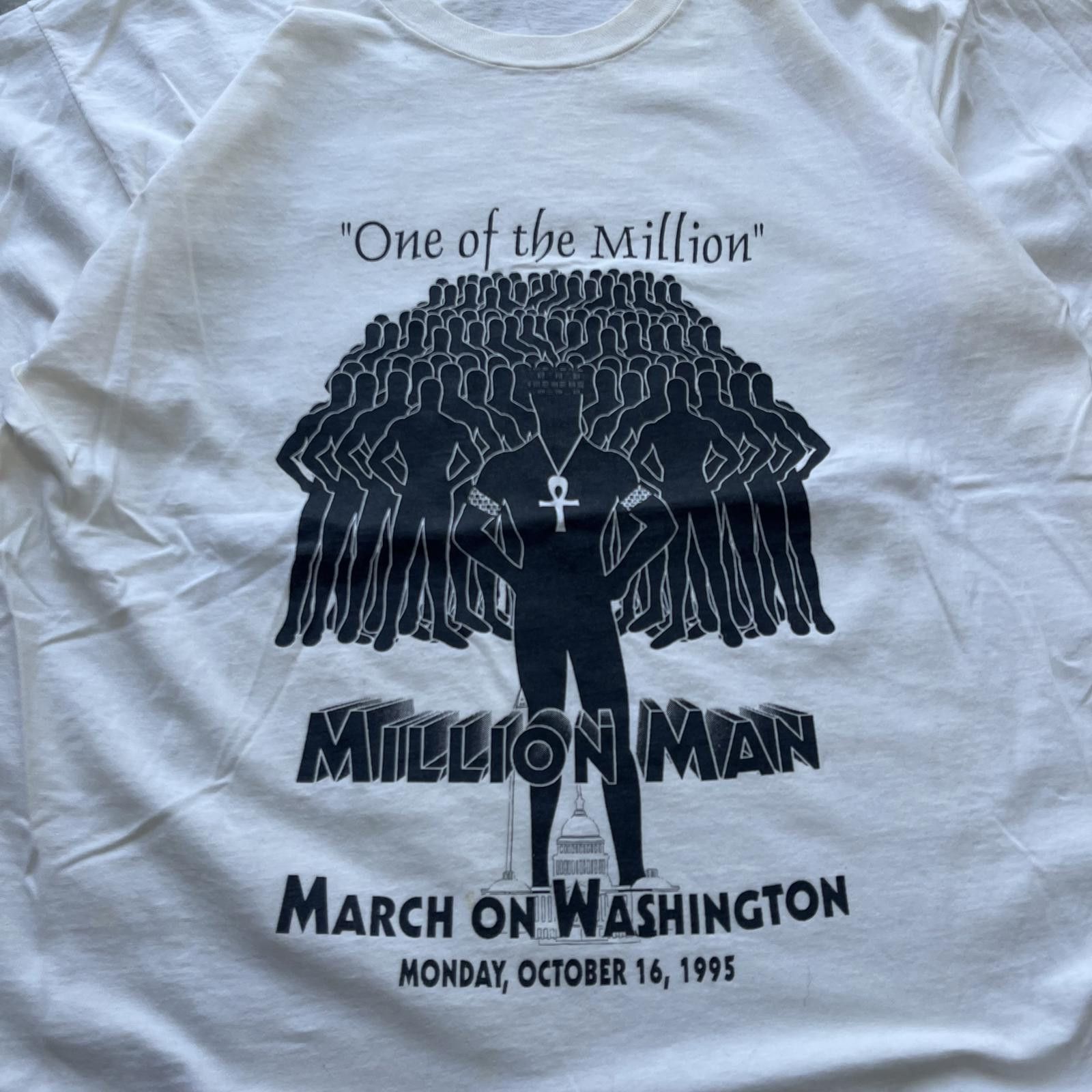 Vintage Vintage 90s Million Man March African American MLK Shirt Size US XL / EU 56 / 4 - 2 Thumbnail