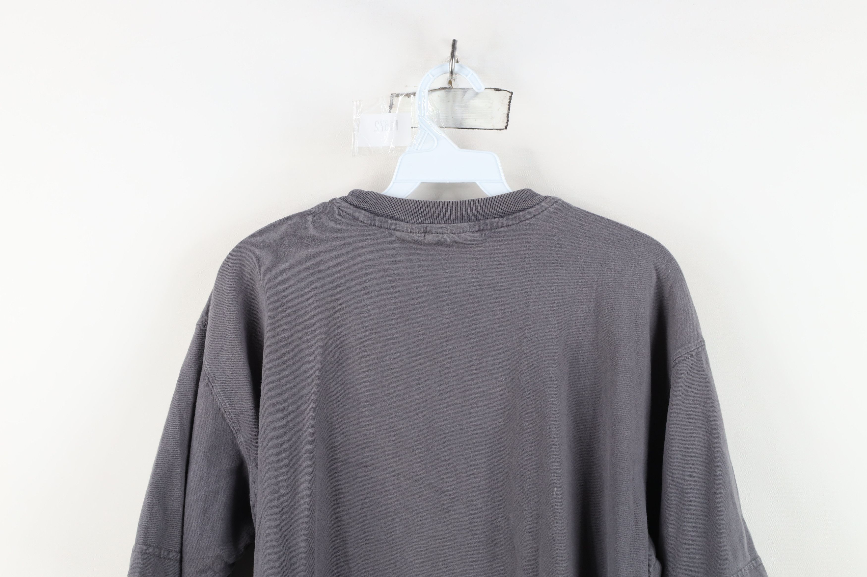 Vintage Vintage 90s Y2K Streetwear Faded Blank Cotton T-Shirt Gray Size US M / EU 48-50 / 2 - 12 Thumbnail