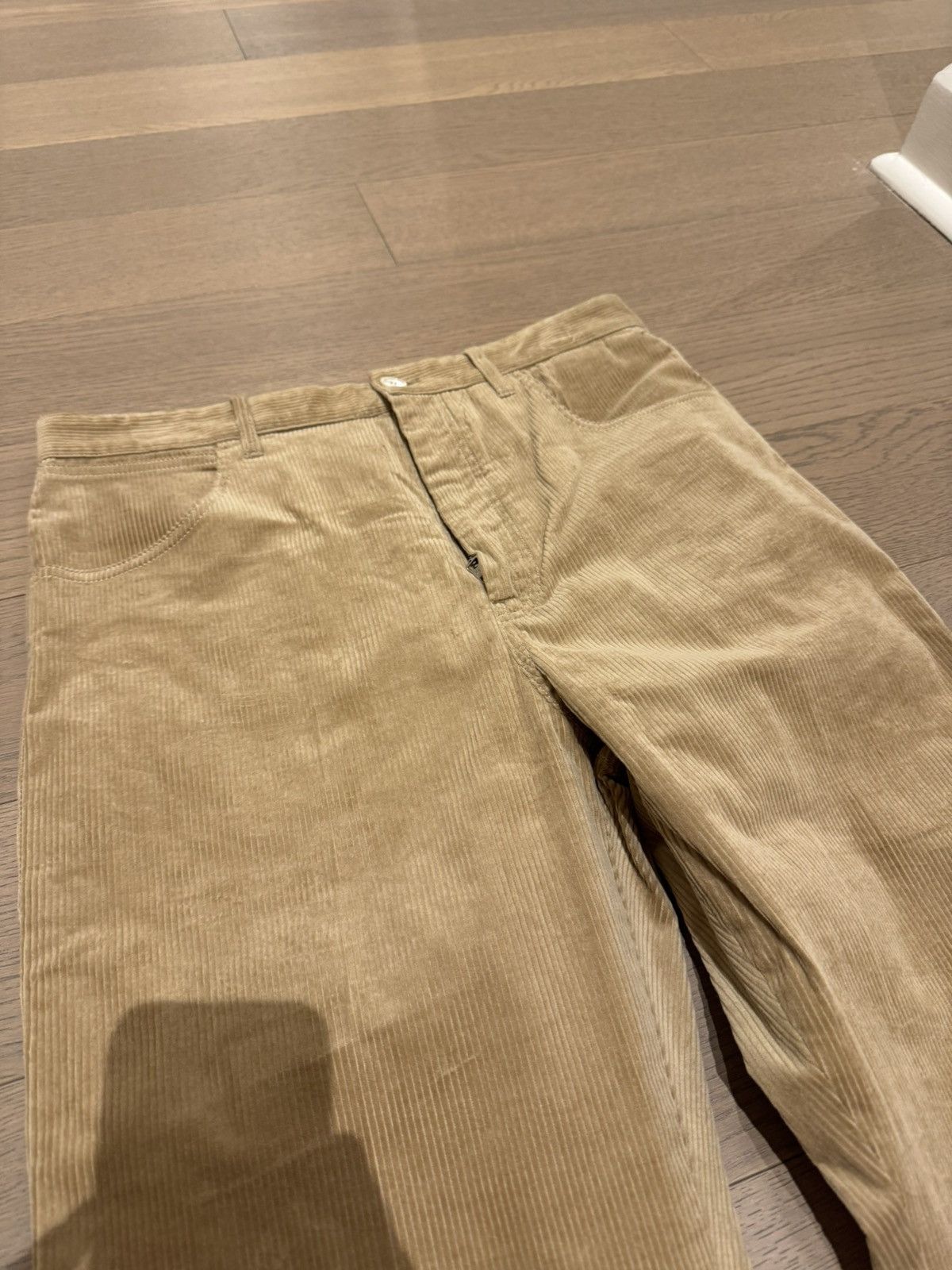 Acne Studios Acne Studios Corduroy Trousers (Beige Size 32) Size US 32 / EU 48 - 2 Thumbnail