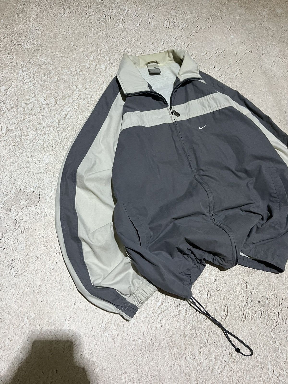 Nike Archive Nike Y2K Grey Track Jacket Swoosh Size US L / EU 52-54 / 3 - 3 Thumbnail