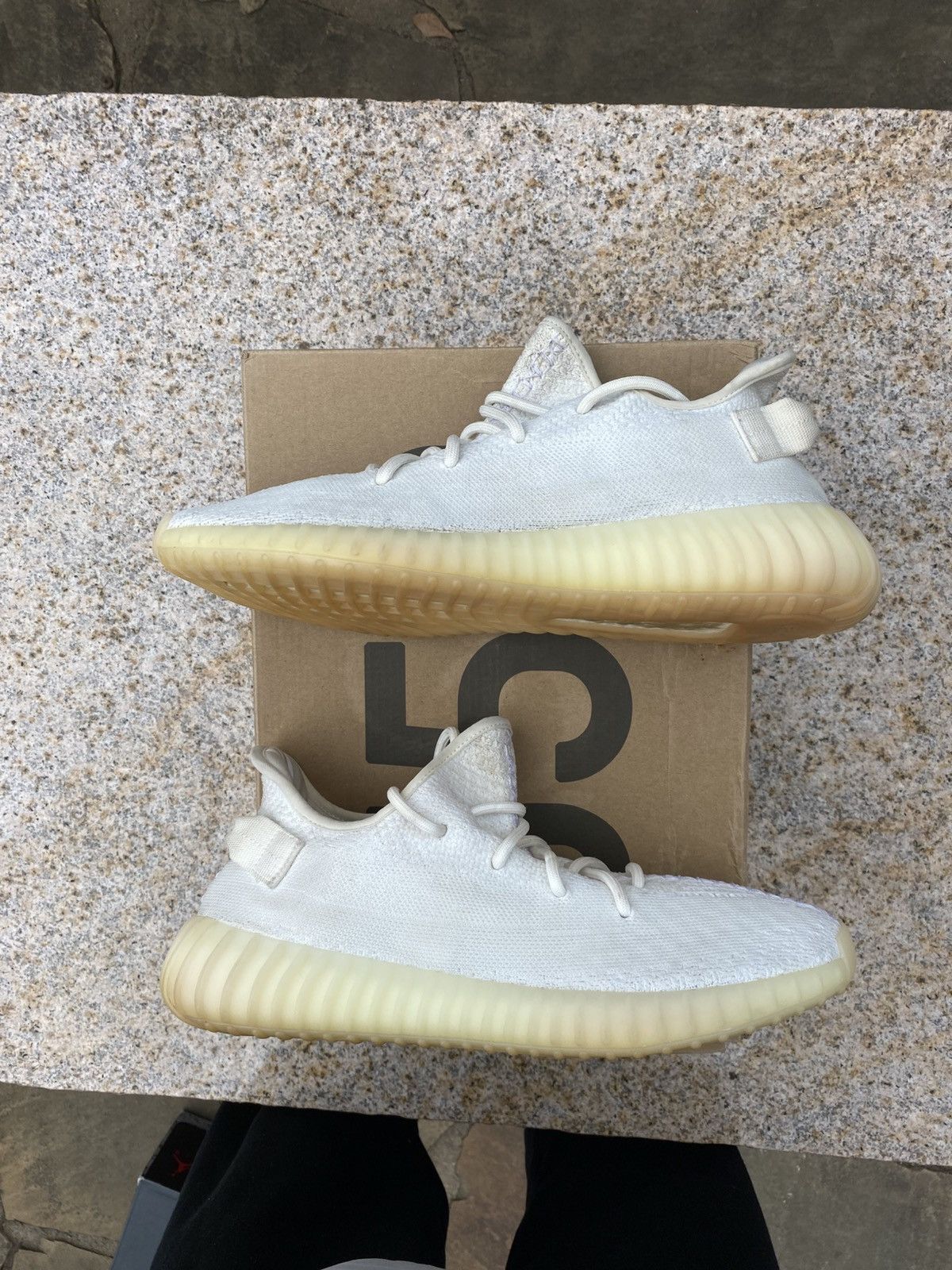 Adidas Adidas Yeezy Boost 350 V2 Cream White CP9366 Men Size 10 Size US 10 / EU 43 - 2 Thumbnail