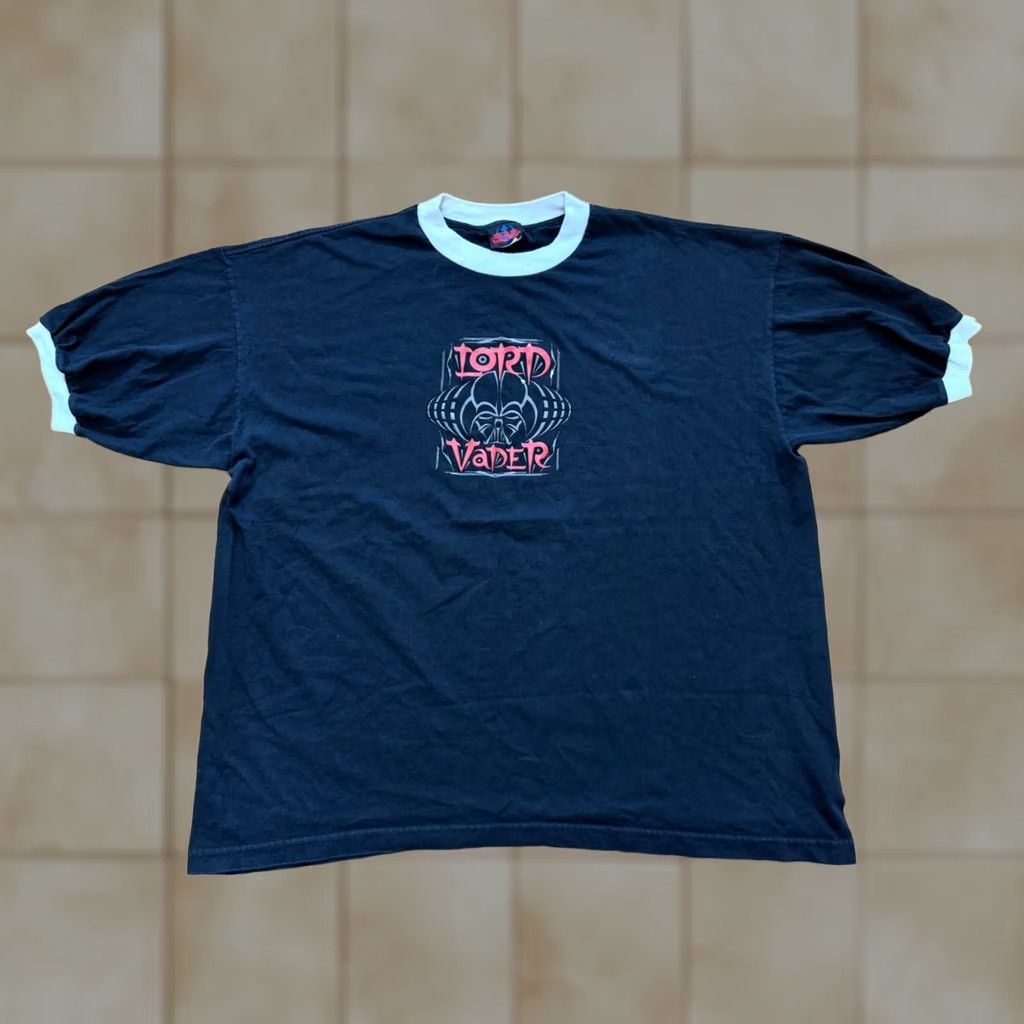 Star Wars VINTAGE Darth Vader 1997 RARE Shirt Episode 1 XL Star Wars Black 90s Mens T-Shirt Size US XL / EU 56 / 4 - 1 Thumbnail