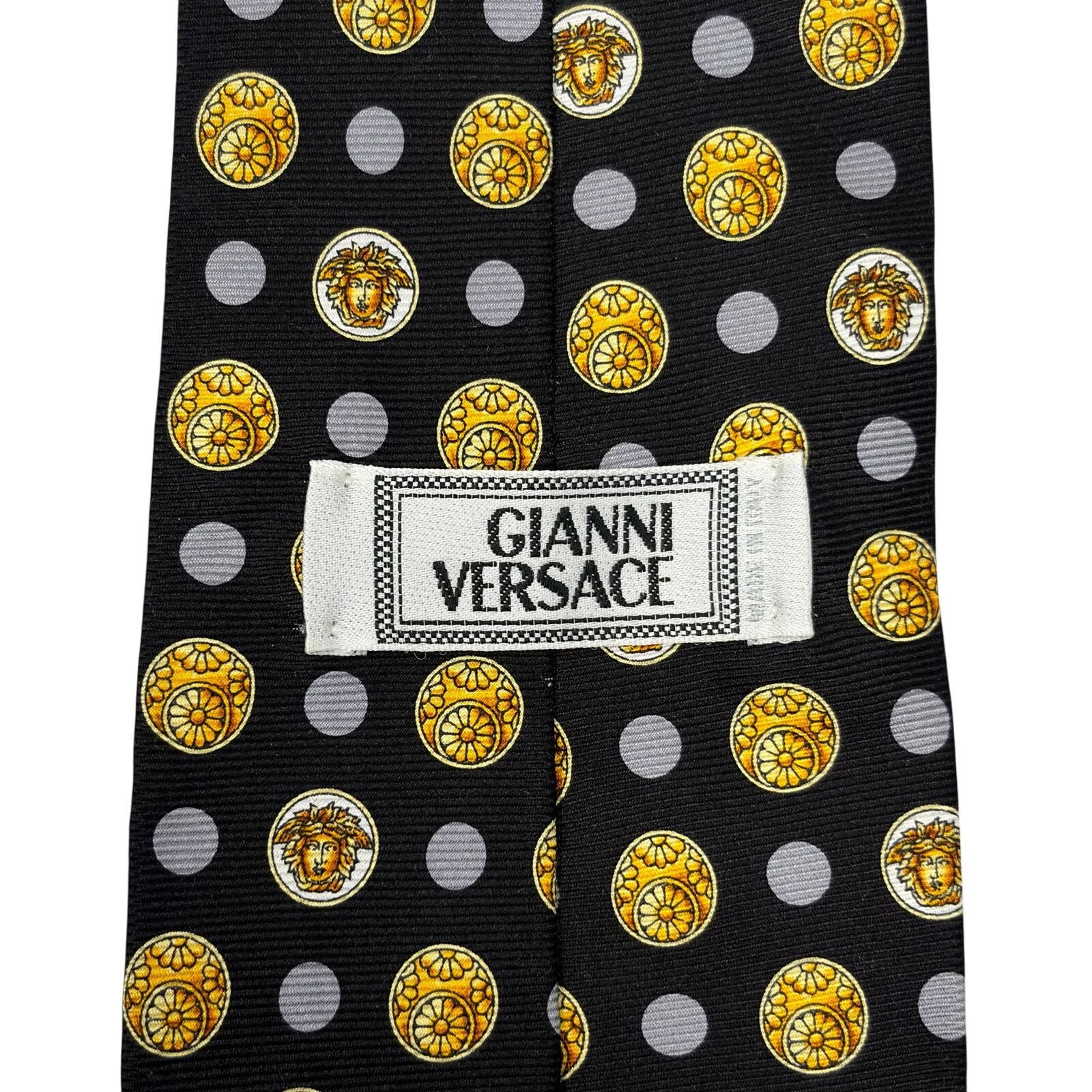 Versace Versace Vintage Medusa Tie Size ONE SIZE - 4 Thumbnail