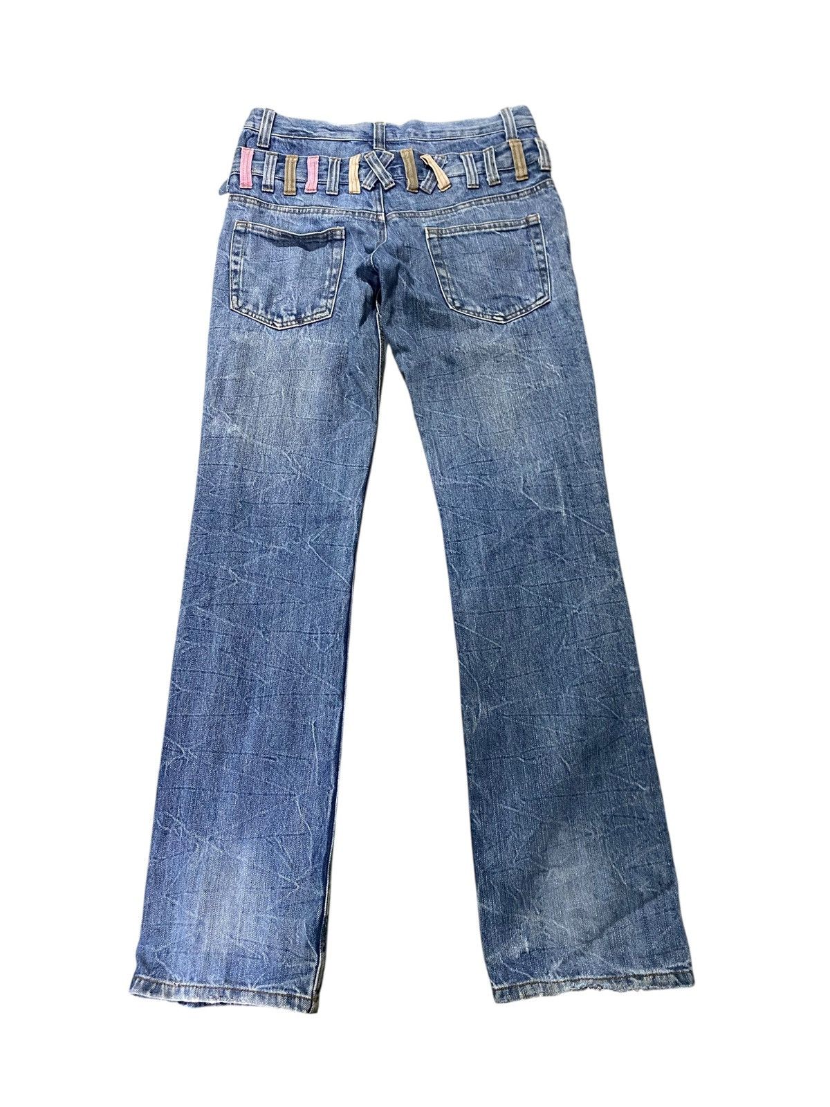 Japanese Brand Japanase brand double waist denim regular straight cut Size US 31 - 2 Thumbnail