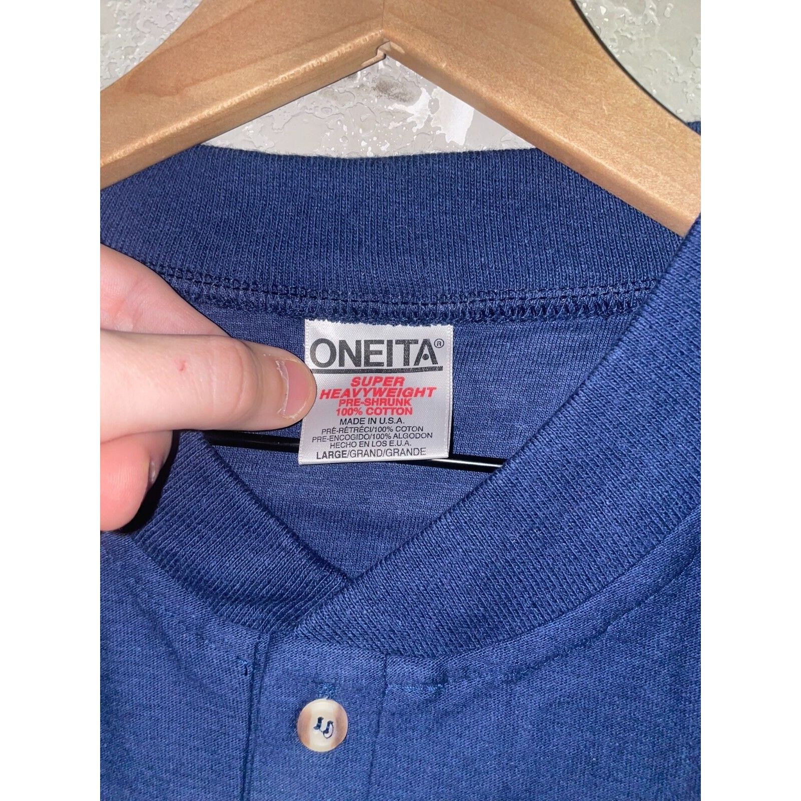 Vintage Vintage Montana Shirt Big Sky Country Embroidery Blue Tee L Size US L / EU 52-54 / 3 - 5 Thumbnail