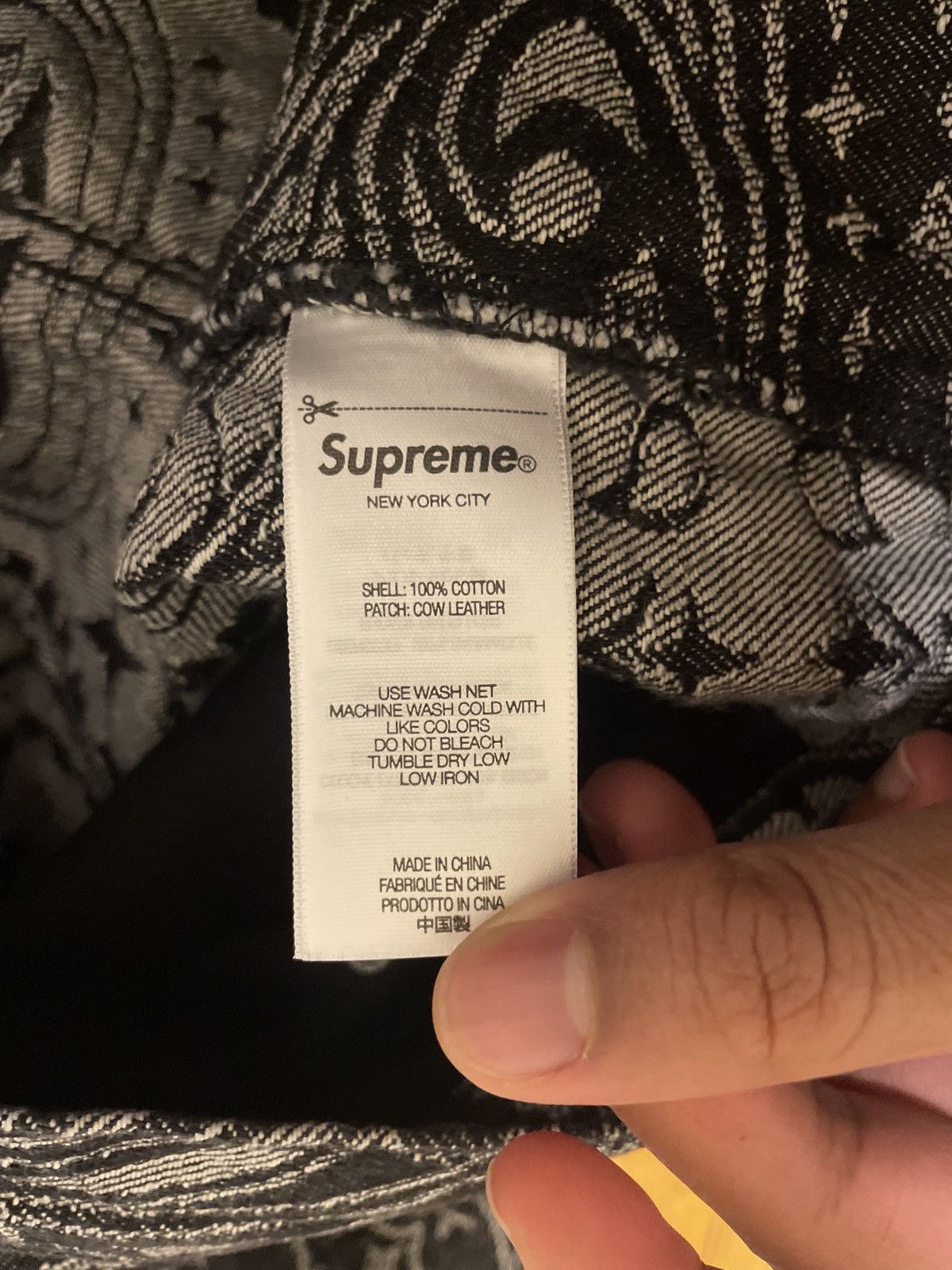 Supreme Supreme Bandana Paisley Jacquard Baggy Jean Sz 32 Supreme Supreme Bandana Paisley Jacquard Baggy Jean Sz 32