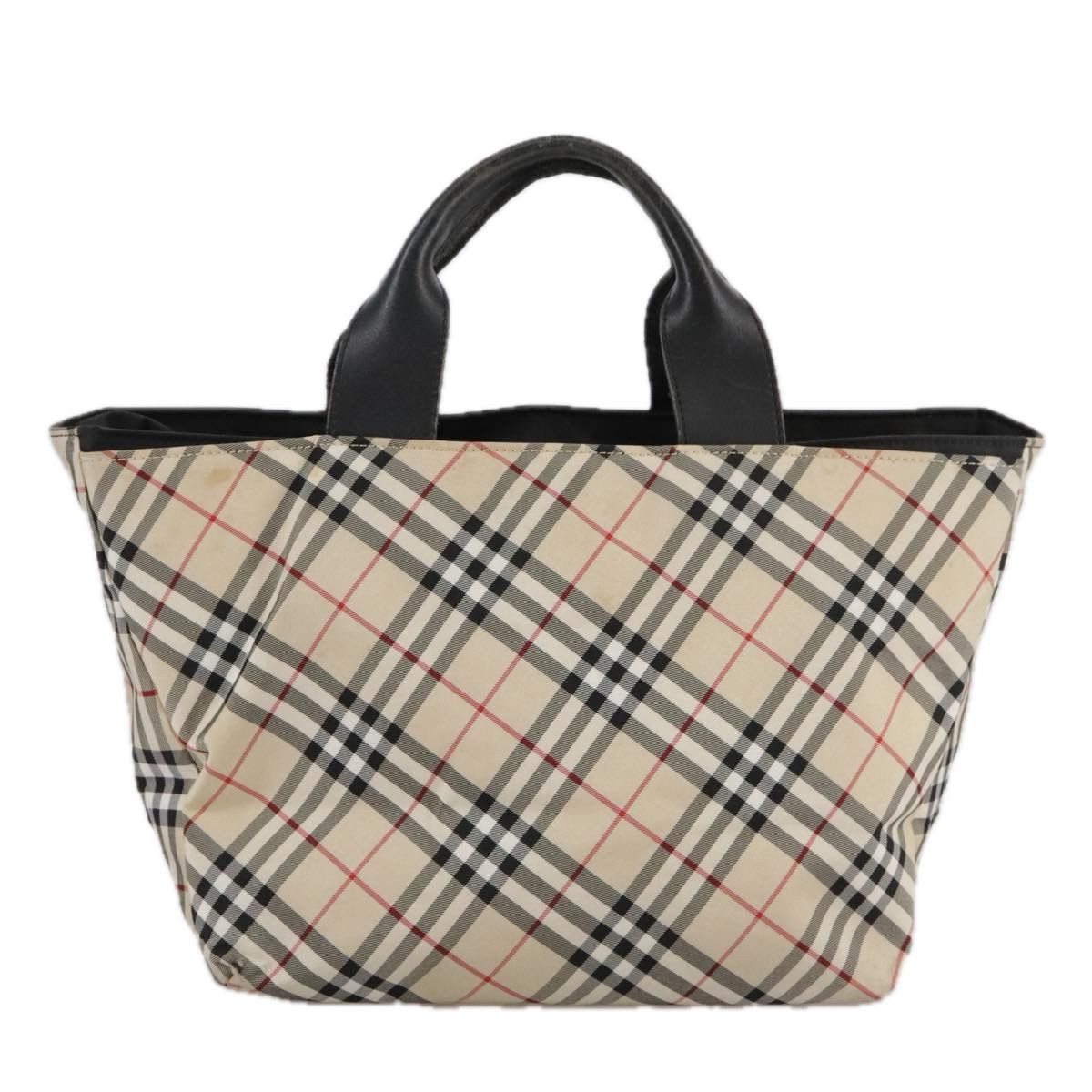 Burberry Nova Check Beige Canvas Handbag (Pre-Owned) Size ONE SIZE - 1 Thumbnail