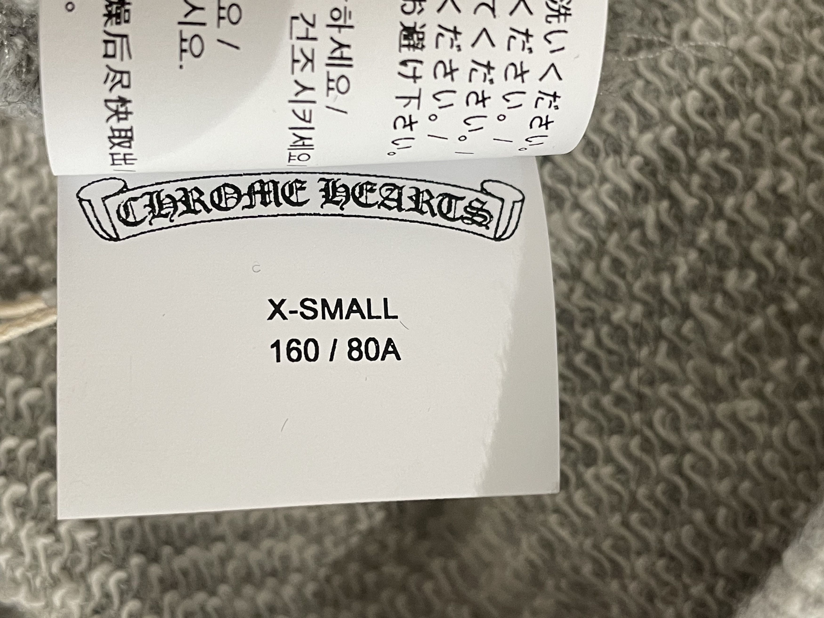 Chrome Hearts Chrome Hearts Triple Cross CH Letter Grey Sweatshirt Size XS / US 0-2 / IT 36-38 - 10 Thumbnail