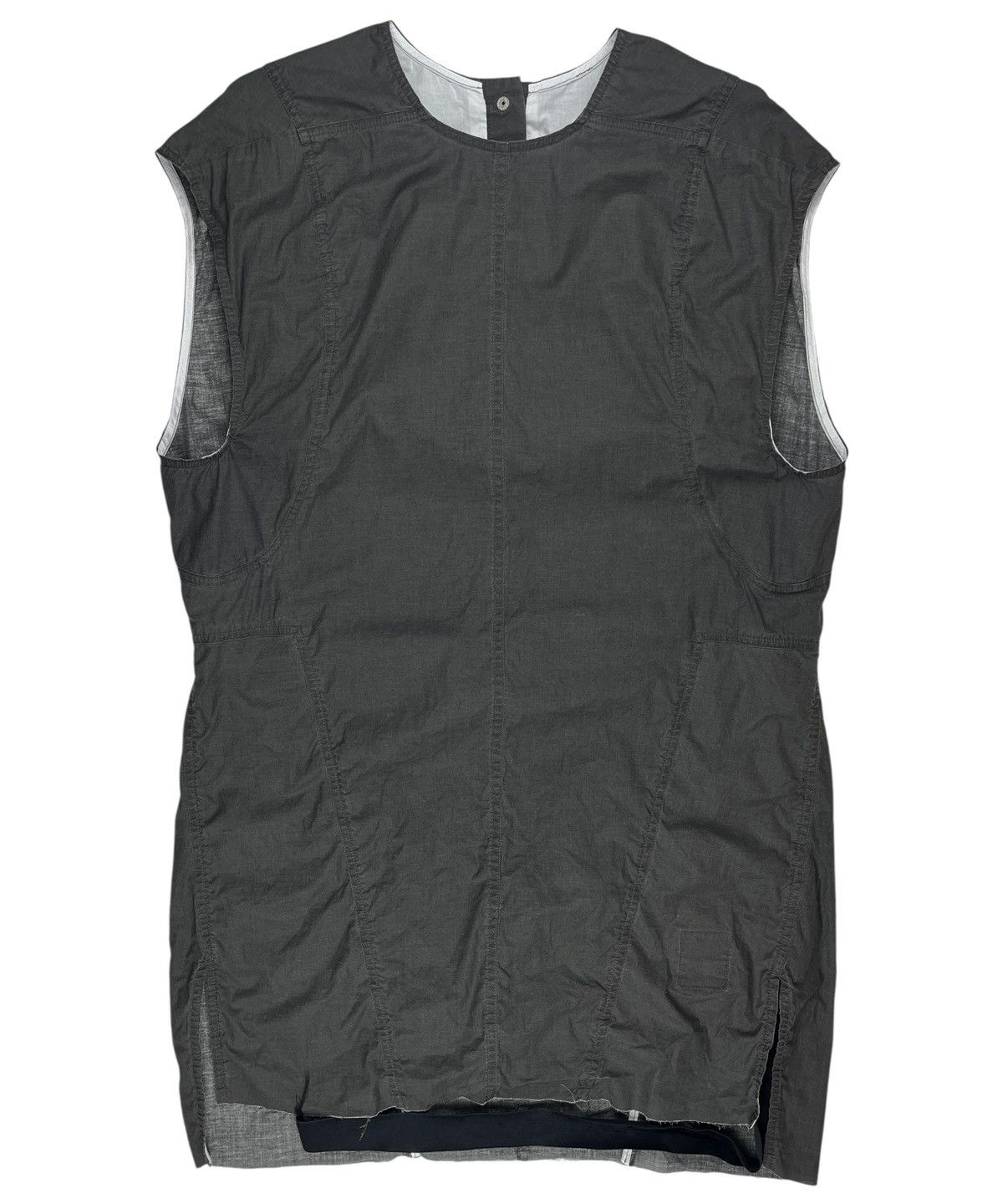 Rick Owens SS22 Rick Owens Tarp Dress Sleeveless Tunic Tank Top Size US S / EU 44-46 / 1 - 1 Thumbnail