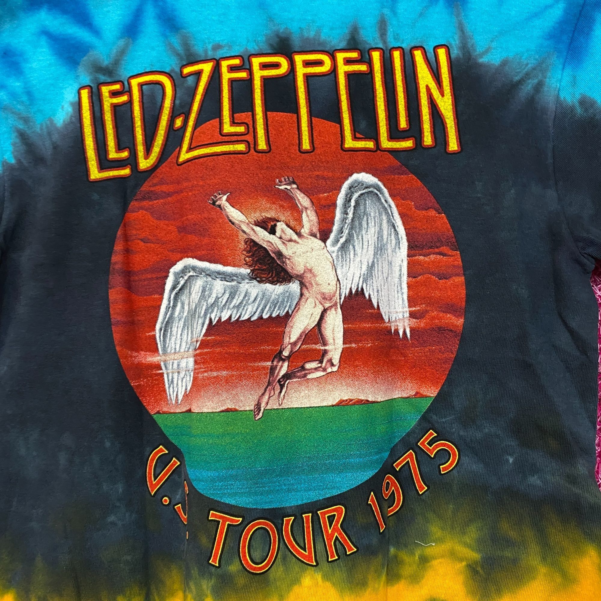 Led Zeppelin Led Zeppelin US Tour 1975 Tie Dye Tshirt size Small Size US S / EU 44-46 / 1 - 4 Thumbnail