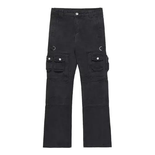 Designer × Vintage utility tactical flared cargo pants Size US 32 / EU 48 - 2 Thumbnail