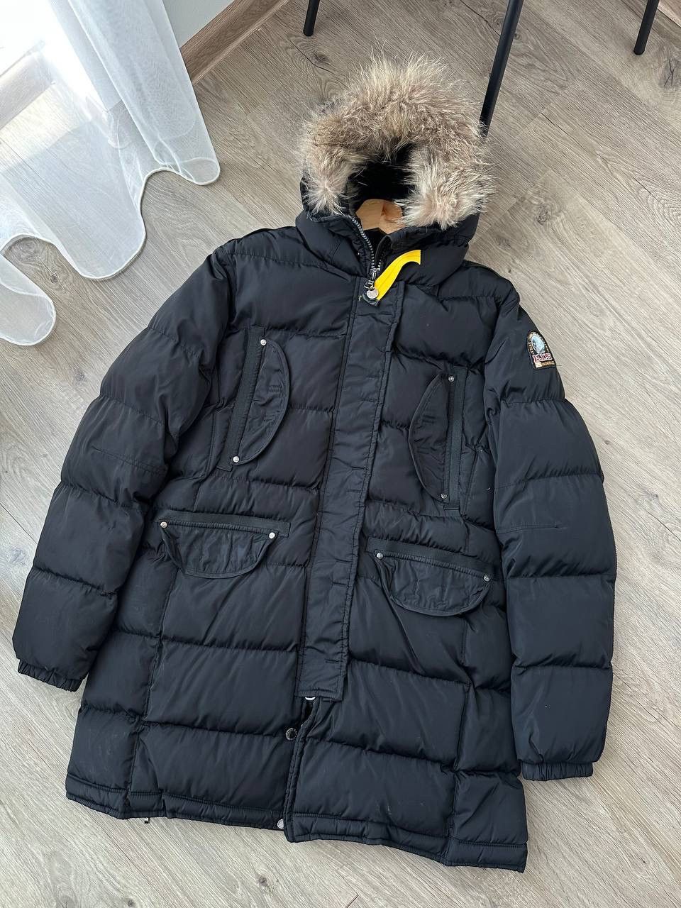 Parajumpers × Vintage Vintage Parajumpers Womens Black Parka Long Puffer Jacket Size XL / US 12-14 / IT 48-50 - 9 Thumbnail