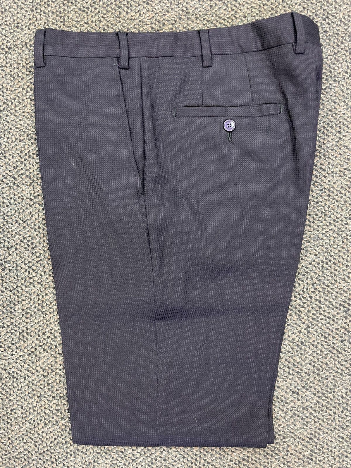 Versace Textured Peak Lapel 2-Button Suit Size 42R - 8 Thumbnail