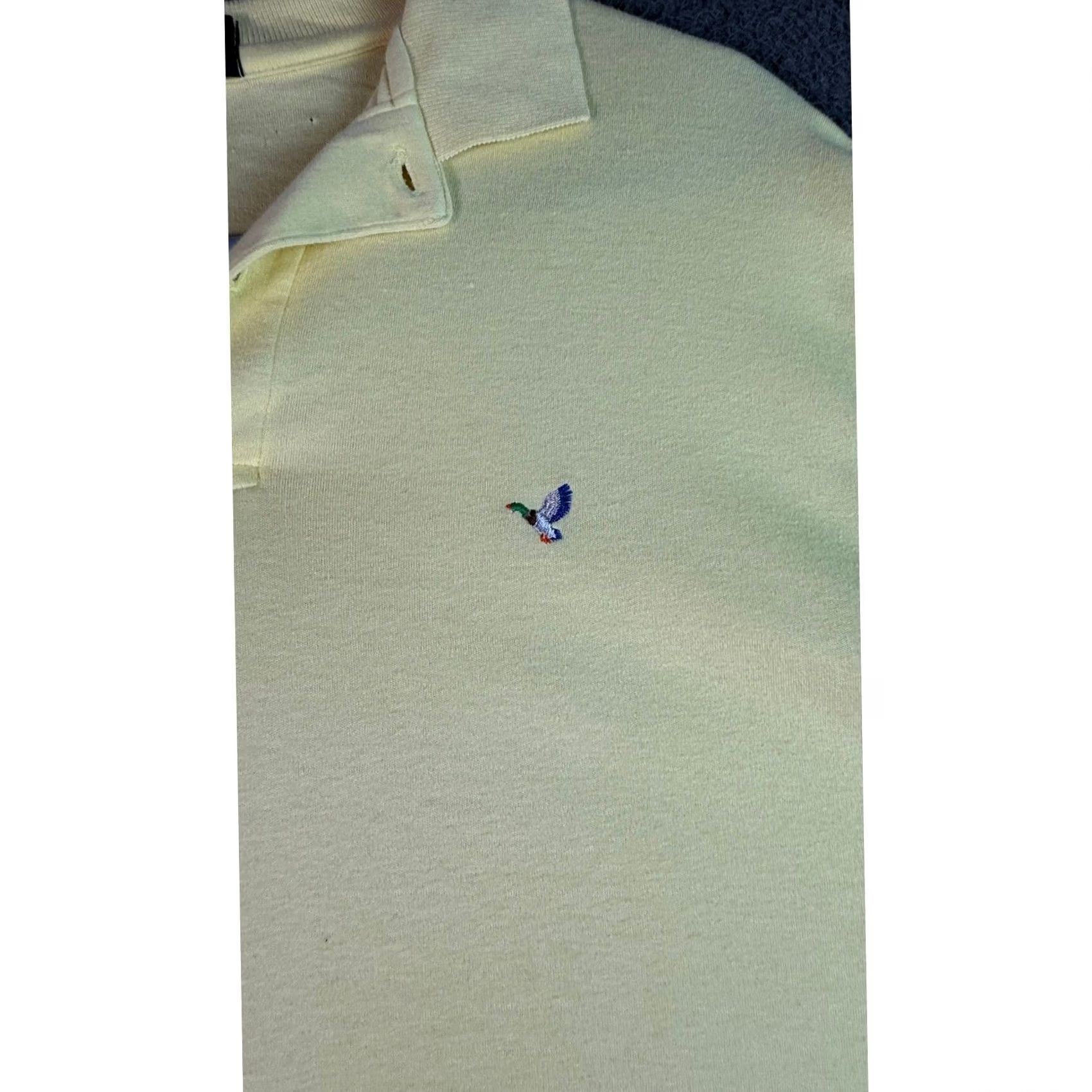 Vintage VTG Flying Scotsman Polo Shirt Duck Logo Short Sleeve Casual Yellow Mens M Size US M / EU 48-50 / 2 - 2 Thumbnail