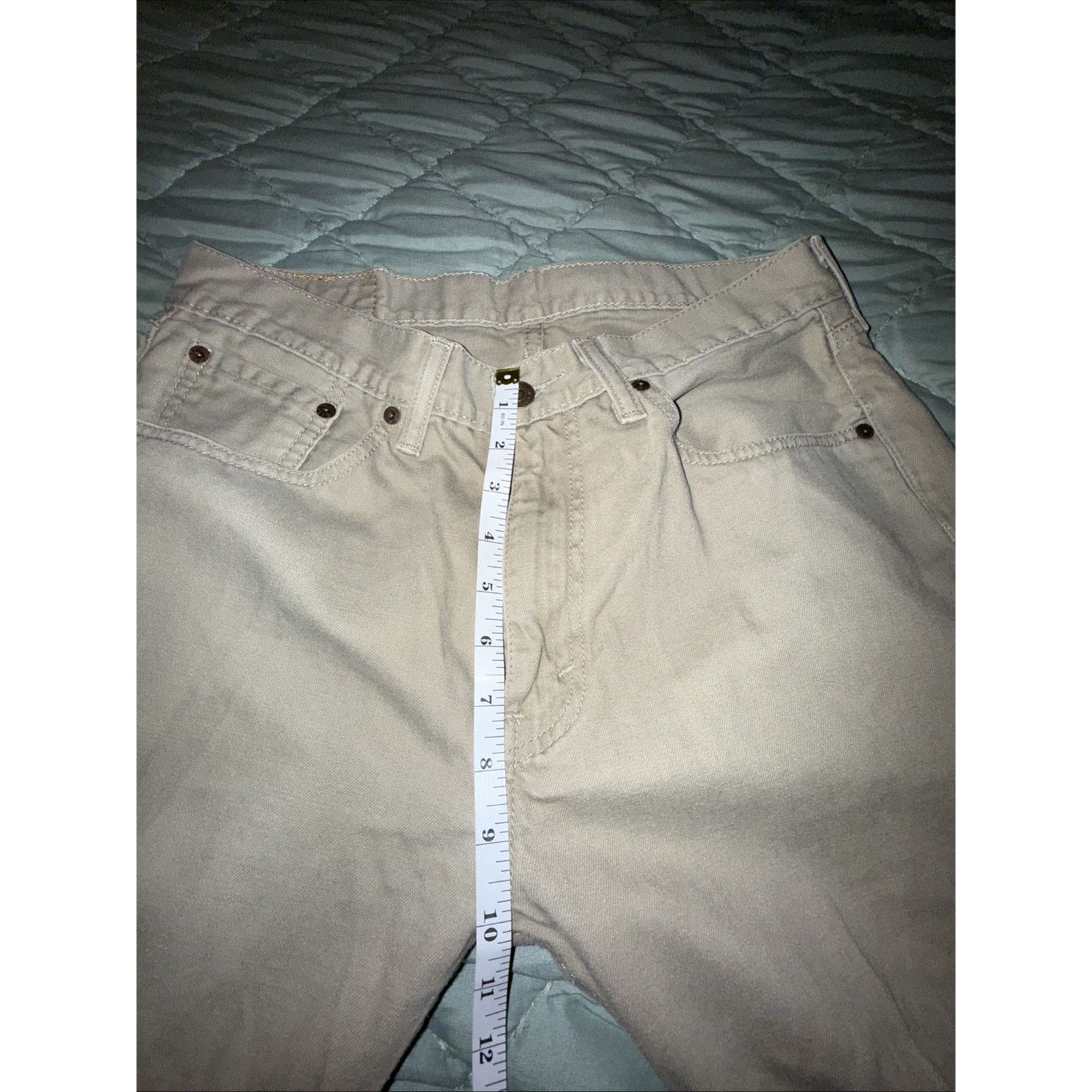 Levi's Levi’s 505 Men’s Light Brown Jeans 33W Altered To 27 Inseam Size US 33 - 7 Thumbnail