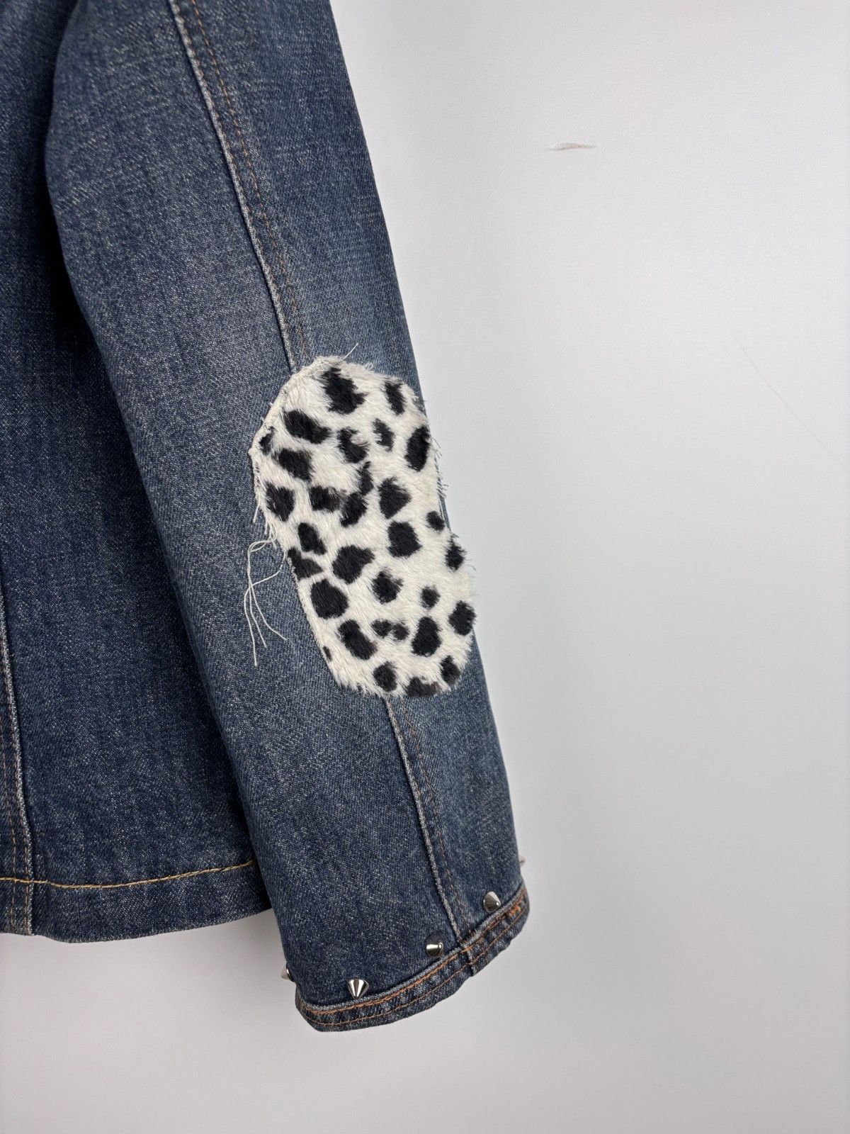 Other Vintage Roccobarocco Denim Jacket Blue Womens Size US 10 Size L / US 10 / IT 46 - 8 Thumbnail