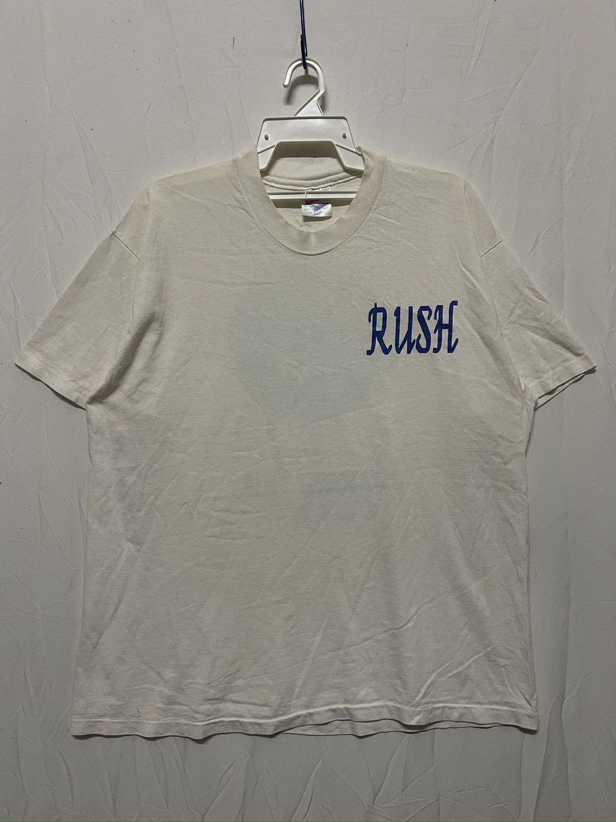 Vintage VERY RARE‼️ VINTAGE 93s RUSH T SHIRT Size US XL / EU 56 / 4 - 1 Thumbnail