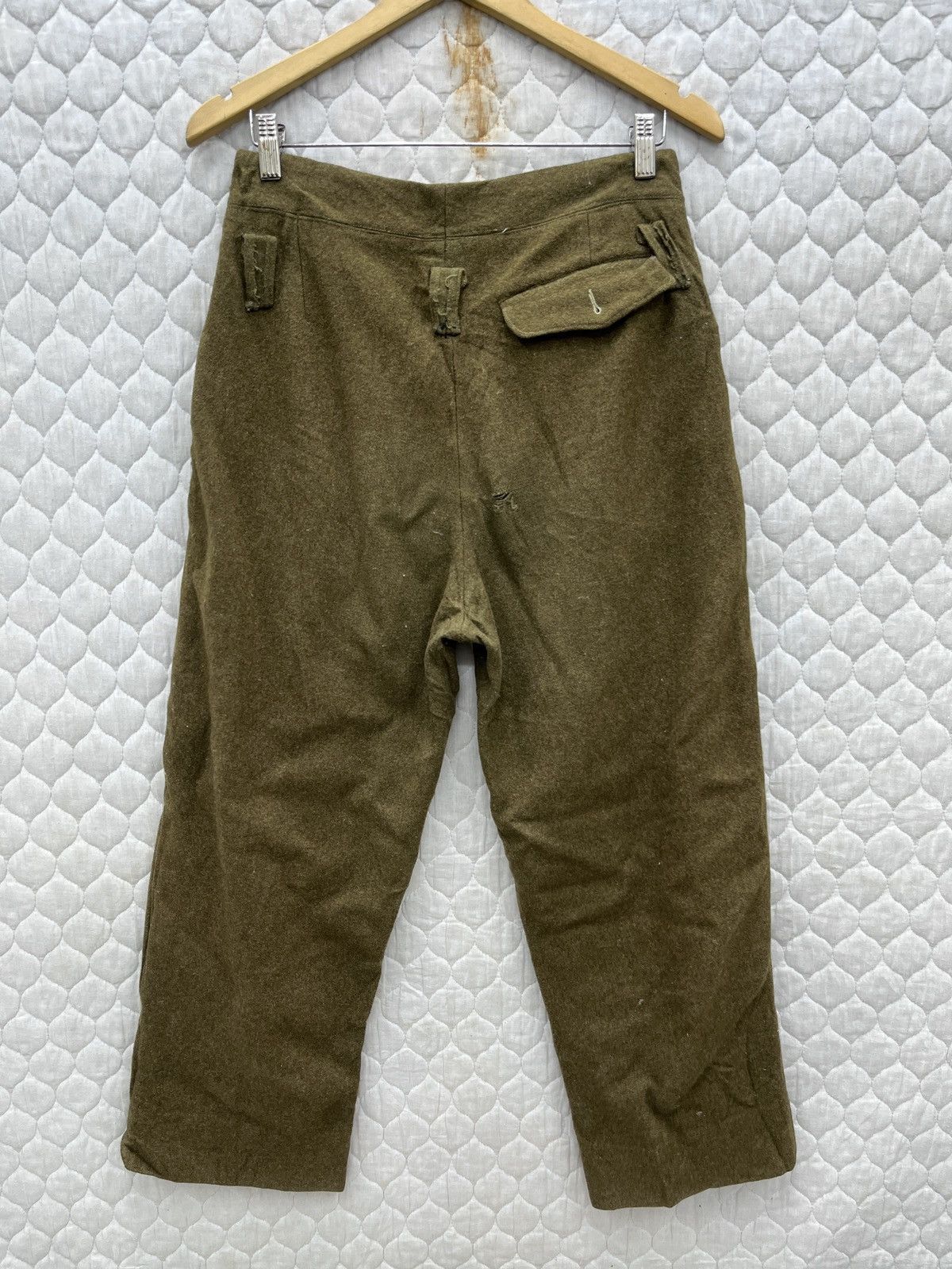 Vintage 🔥🔥🔥STEALS VTG JAPAN MILITARY WOOL PANTS Size US 29 - 7 Thumbnail