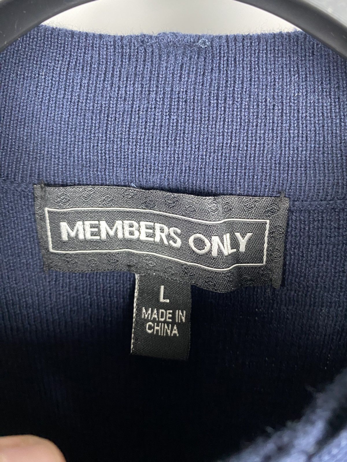 Members Only Members Only Cotton Knit Bomber Iconic Jacket Zip size L Size US L / EU 52-54 / 3 - 6 Thumbnail