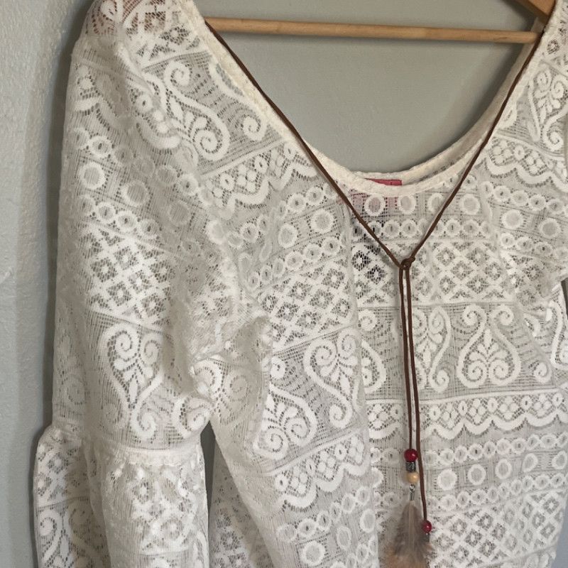 Other Sugar High White Lace Blouse M Size M / US 6-8 / IT 42-44 - 1 Thumbnail