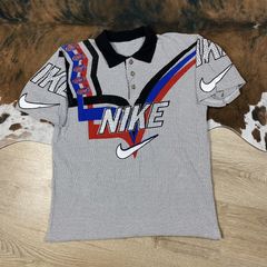 Vintage Nike all over print polo cpfm t shirt