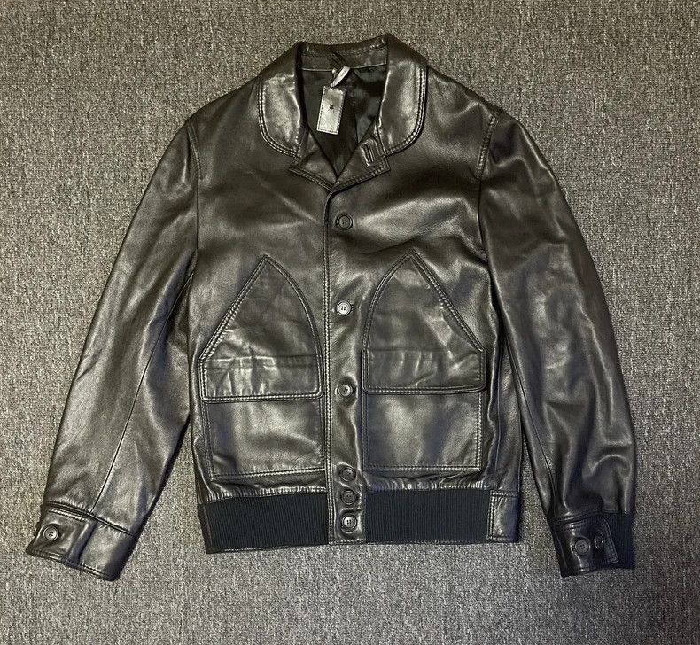 Dior Leather Jacket 2505-Nextarrow