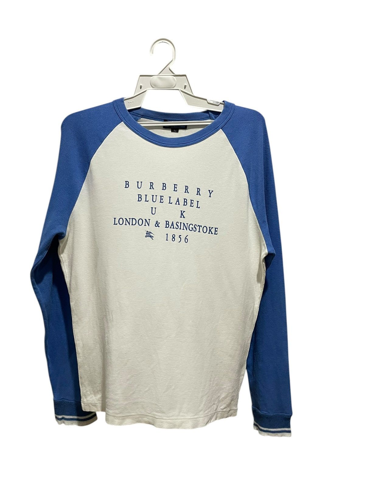 Burberry Retro💥 90s Burberry Blue Label Jersey Size L / US 10 / IT 46 - 3 Thumbnail
