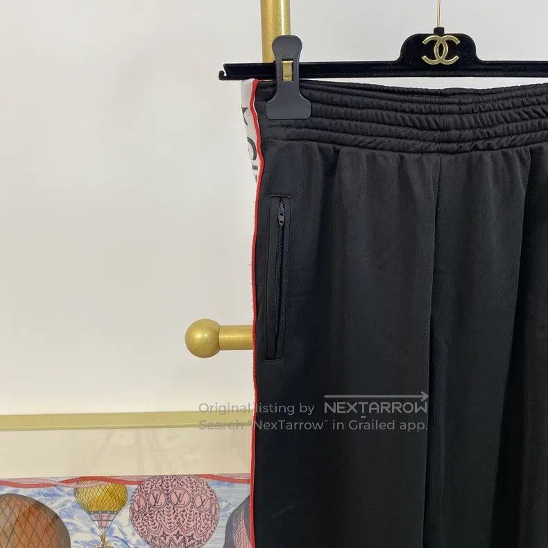 Givenchy Givenchy Black Side Logo Casual Pants Size US 36 / EU 52 - 3 Thumbnail