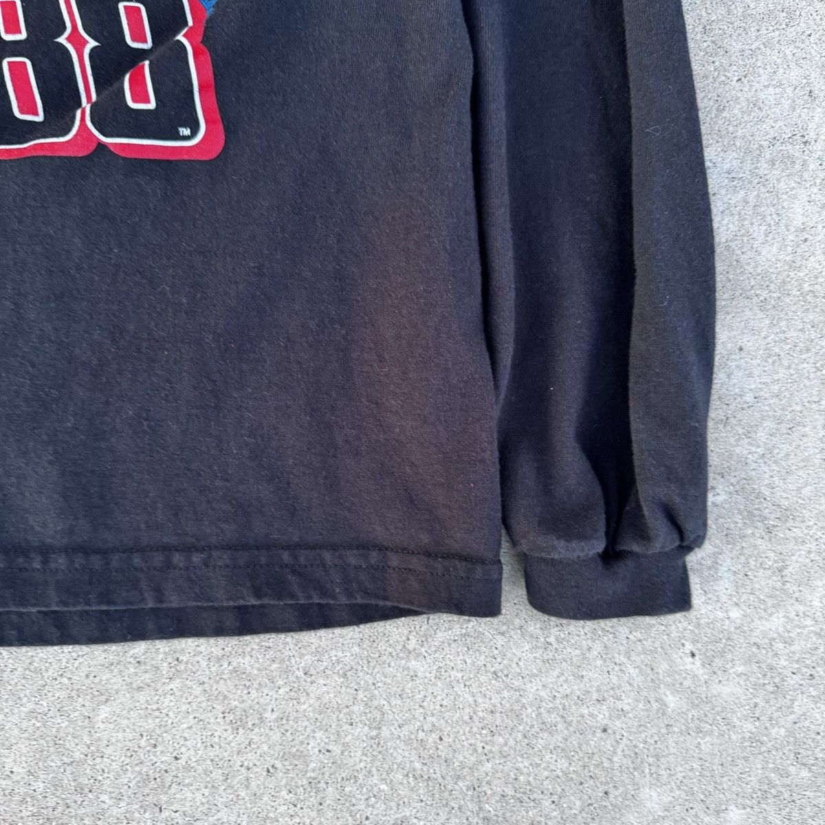 Harley Davidson × NASCAR × Stussy Vintage Y2K Black Nascar Dale Earnhardt Graphic Longsleeve S Size US M / EU 48-50 / 2 - 10 Thumbnail