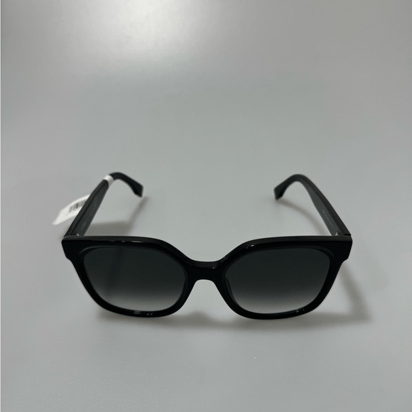 image of Fendi 55Mm Square Sunglasses Black, Men's