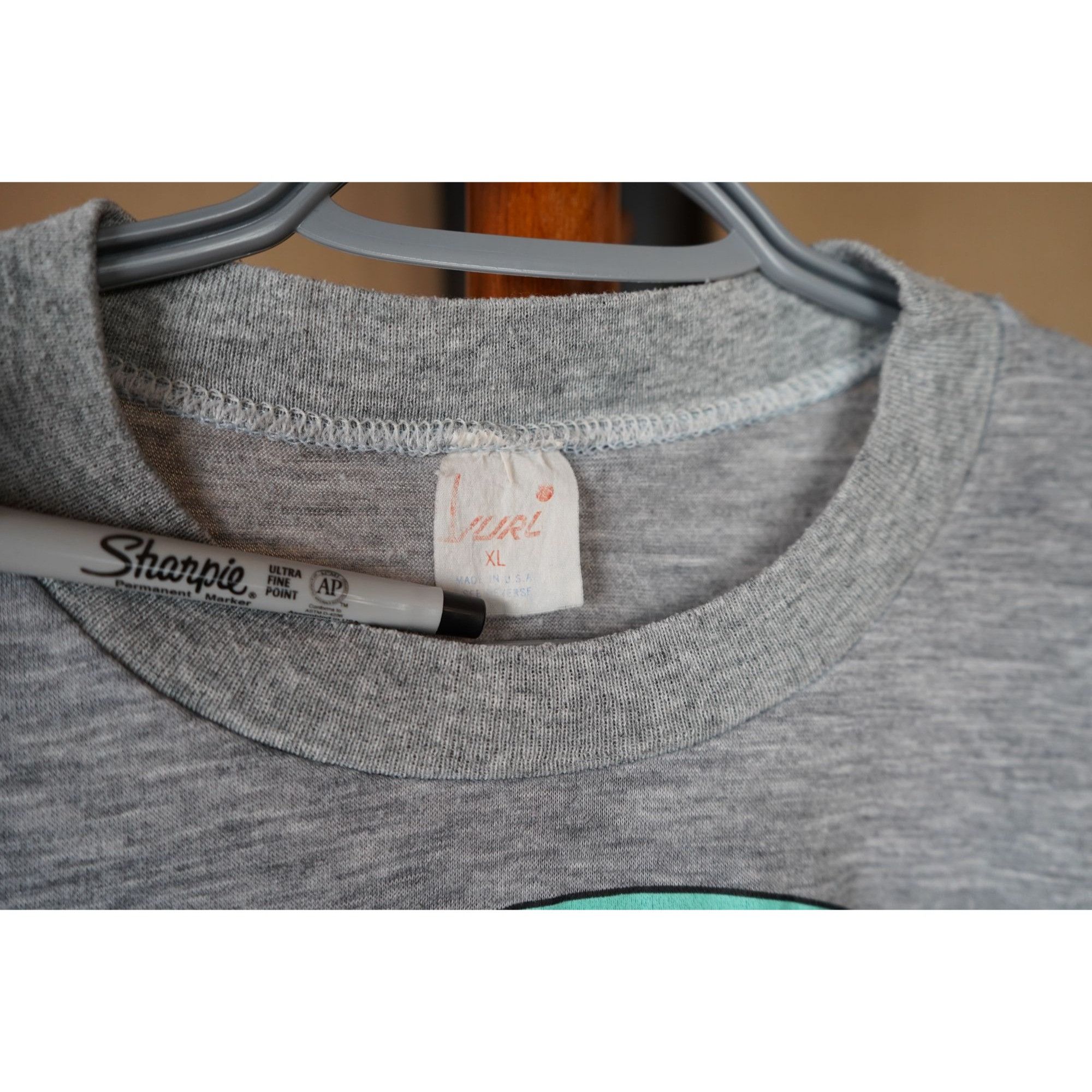 Vintage Men's L Grey Vintage Souvenir Tshirt Atlantic City 90s #435 Size US L / EU 52-54 / 3 - 4 Thumbnail