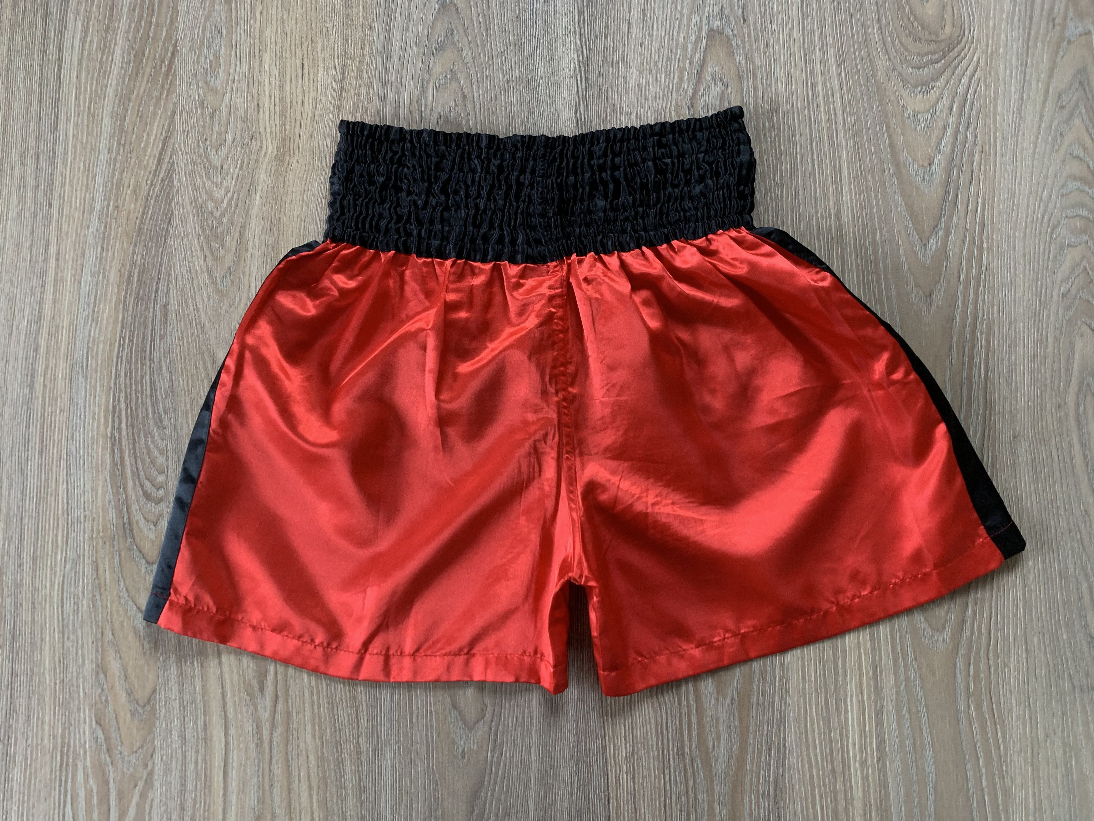 Japanese Brand × Sports Specialties Vintage Muay Thai Red Embroided Boxing Shorts Size US 38 / EU 54 - 4 Thumbnail