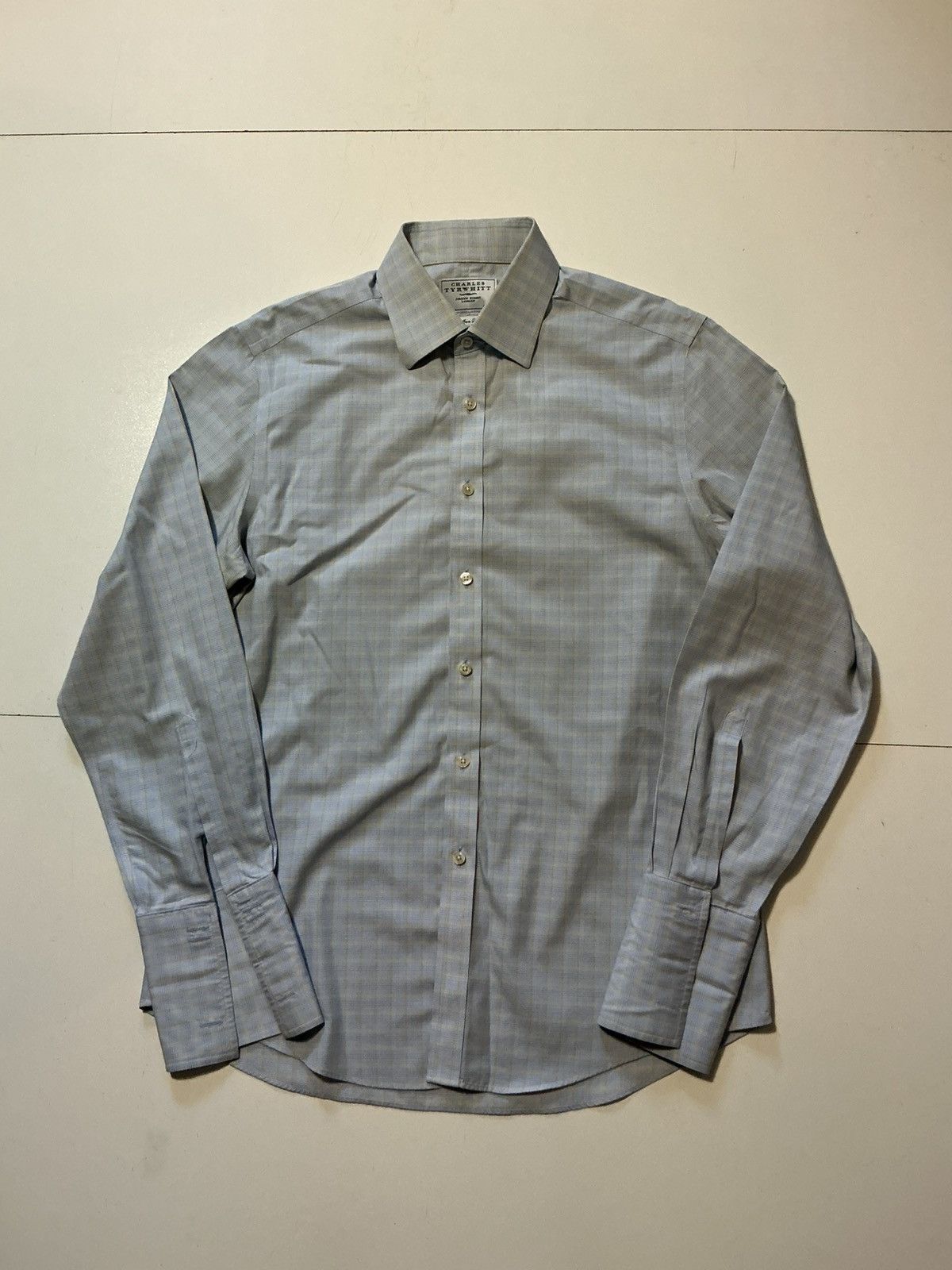 Charles Tyrwhitt Lot Of 2 Charles Tyrwhitt Slim Plaid L/S Dress Button Shirts Size US S / EU 44-46 / 1 - 2 Thumbnail