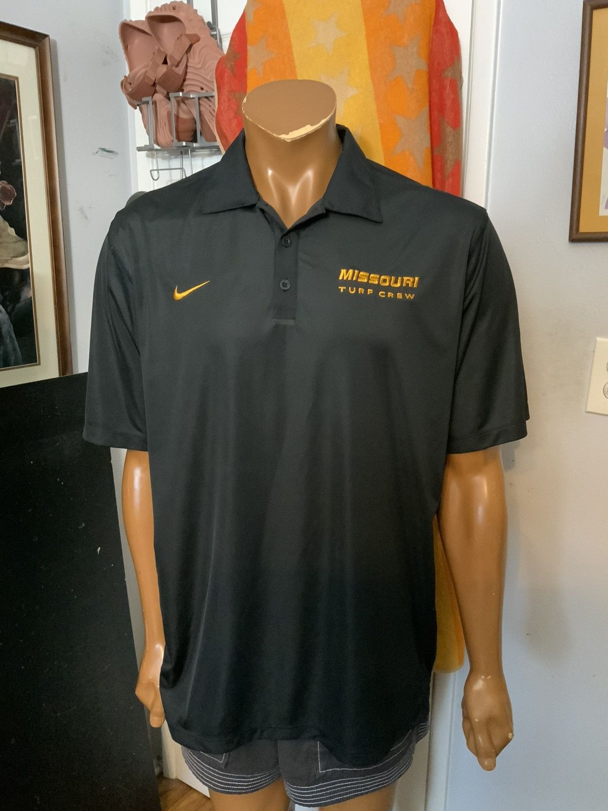 Nike Nike Missouri University Tigers Mizzou Turf Crew Polo Shirt Size US L / EU 52-54 / 3 - 7 Thumbnail