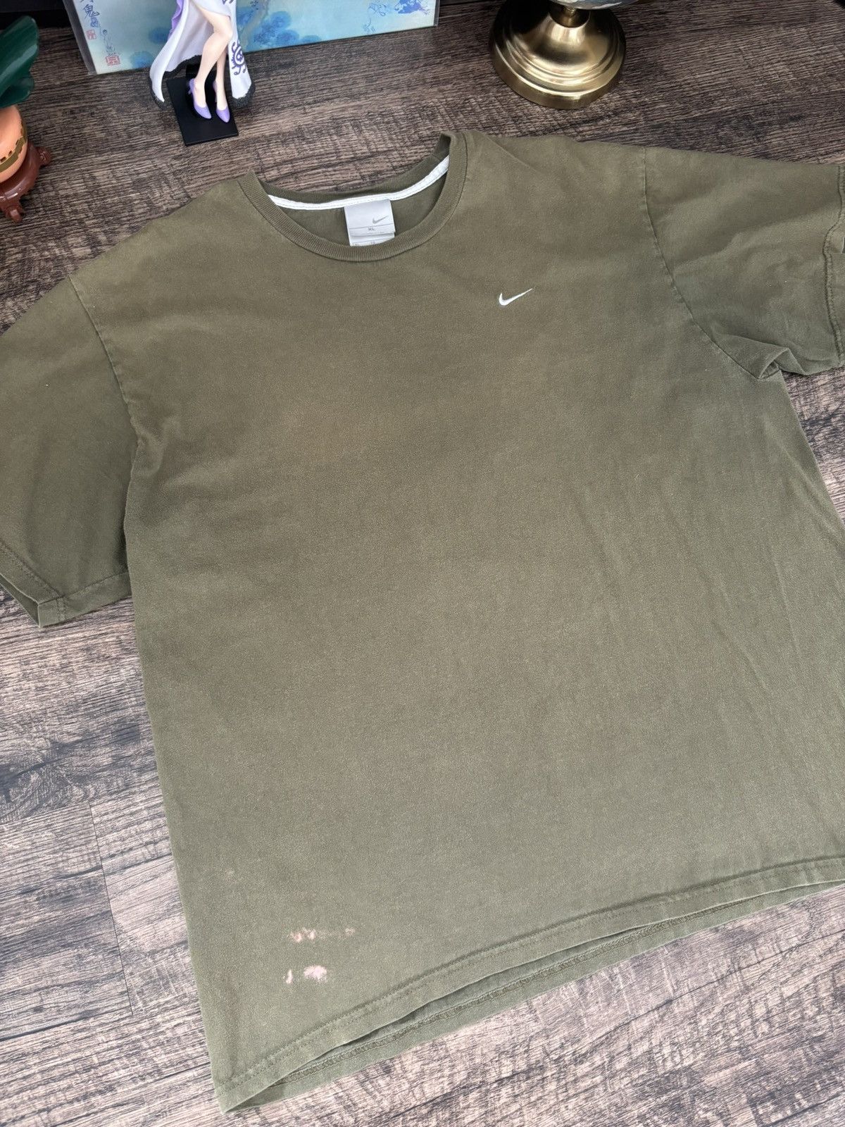 Nike Y2k Nike Olive Green Mini Swoosh Tee Medium Size US M / EU 48-50 / 2 - 1 Thumbnail