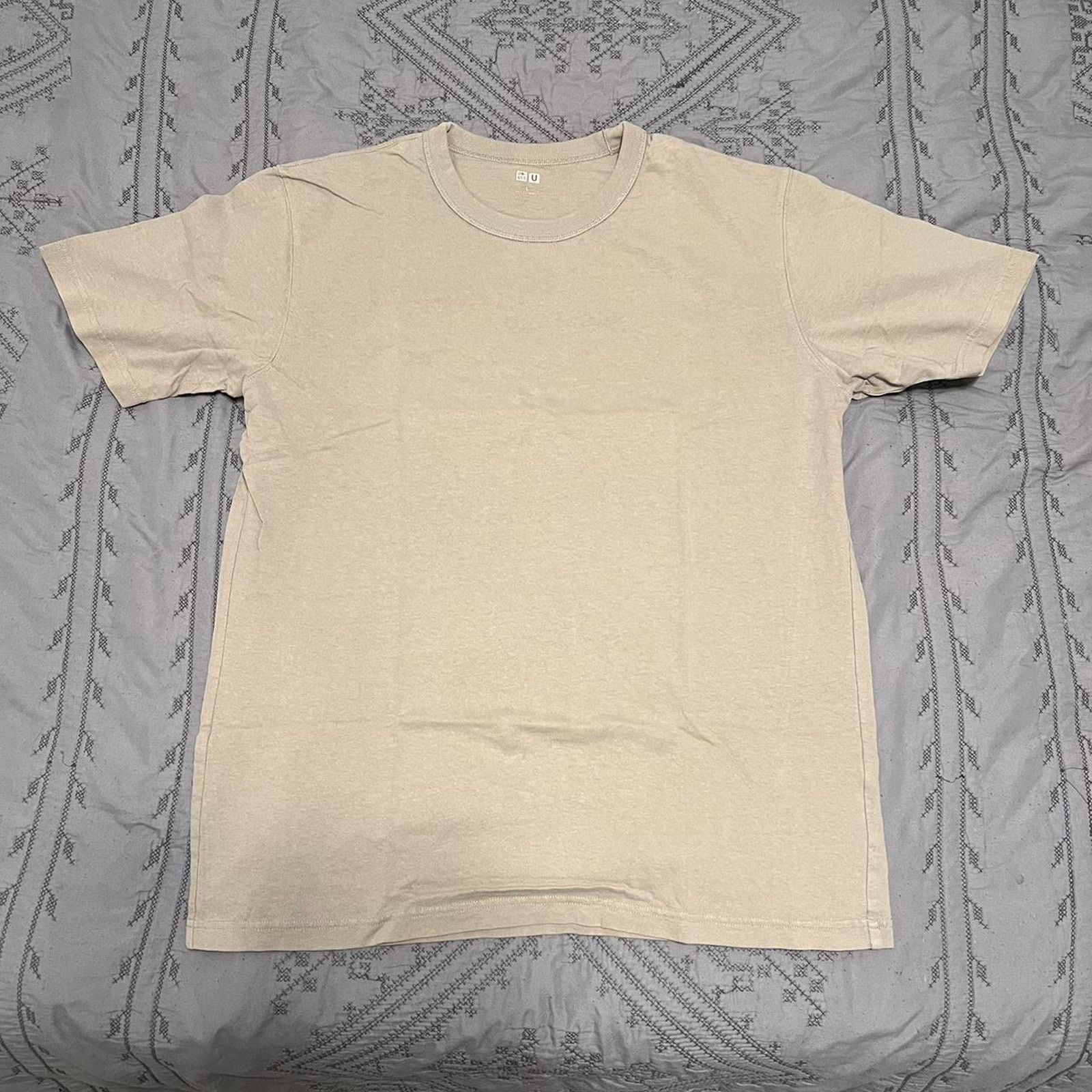 Uniqlo Uniqlo blank cream shirt Size US L / EU 52-54 / 3 - 1 Thumbnail
