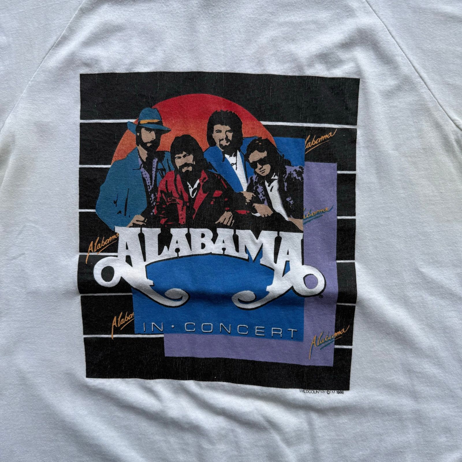 Vintage Vintage 80’s Alabama Just Us In Concert Tour Tee Size US XL / EU 56 / 4 - 2 Thumbnail