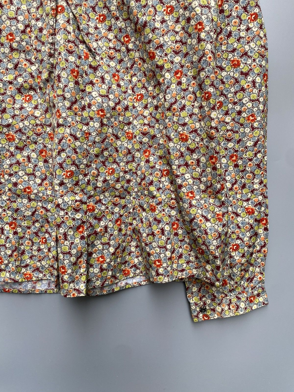 Junya Watanabe S/S 2001 -Junya Watanabe - CDG- AOP Floral Print Blouse Size S / US 4 / IT 40 - 5 Thumbnail