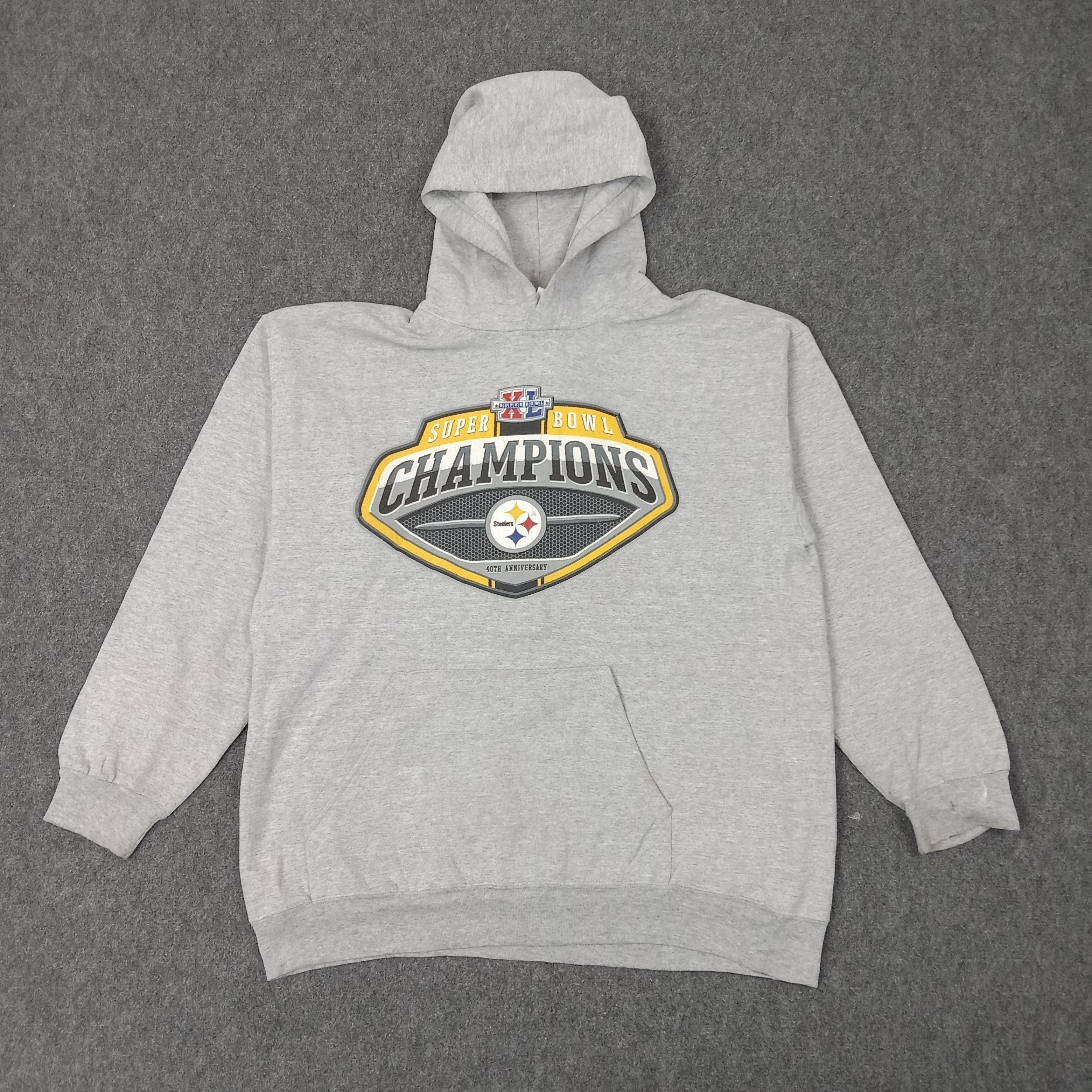 Reebok Reebok Steelers Super Bowl Sweatshirt Hoodie C262N25 Size US L / EU 52-54 / 3 - 1 Thumbnail