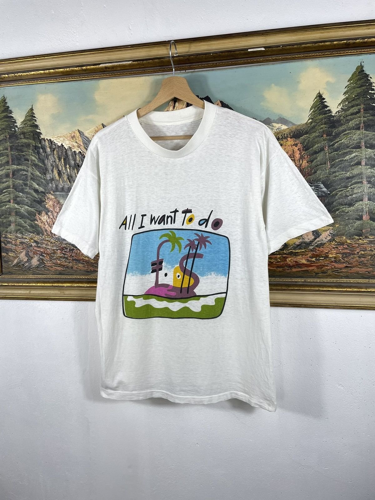 Vintage Vintage Retro 90s Humor All I Want T-Shirt Tees baggy Size US S / EU 44-46 / 1 - 2 Thumbnail