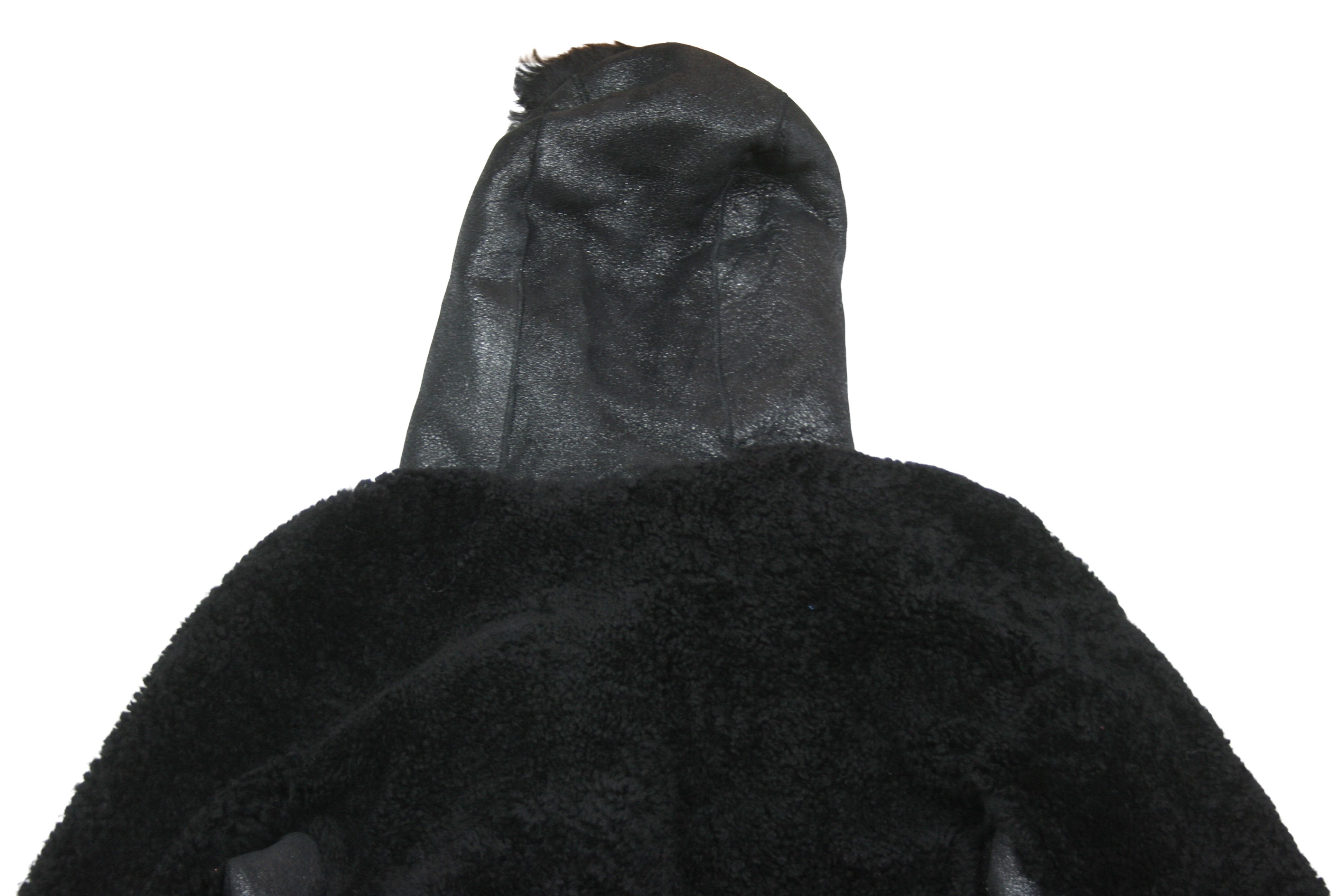 Mulberry Sheepskin Leather Sheerling Overcoat Size S / US 4 / IT 40 - 5 Thumbnail