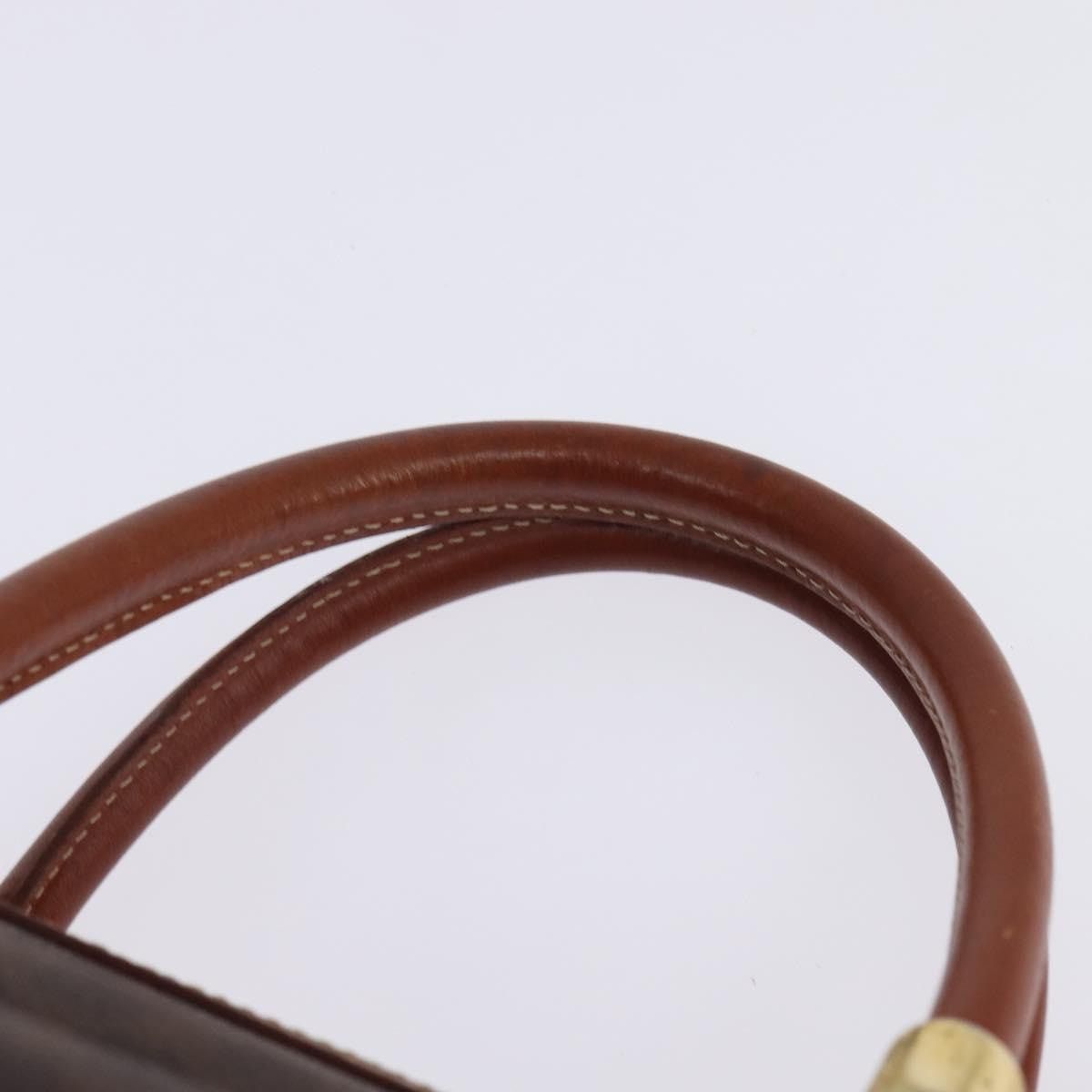 Celine CELINE Macadam Canvas Hand Bag Pvc Leather Brown Gold Size ONE SIZE - 8 Thumbnail