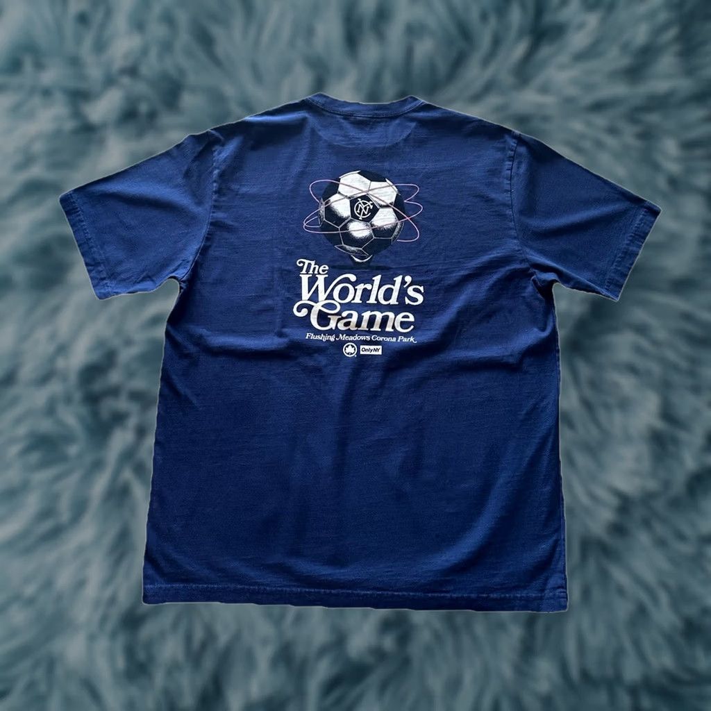 Only NY OnlyNY The World’s Game Graphic T-Shirt Large Blue NY FC New York Parks Size US L / EU 52-54 / 3 - 1 Thumbnail