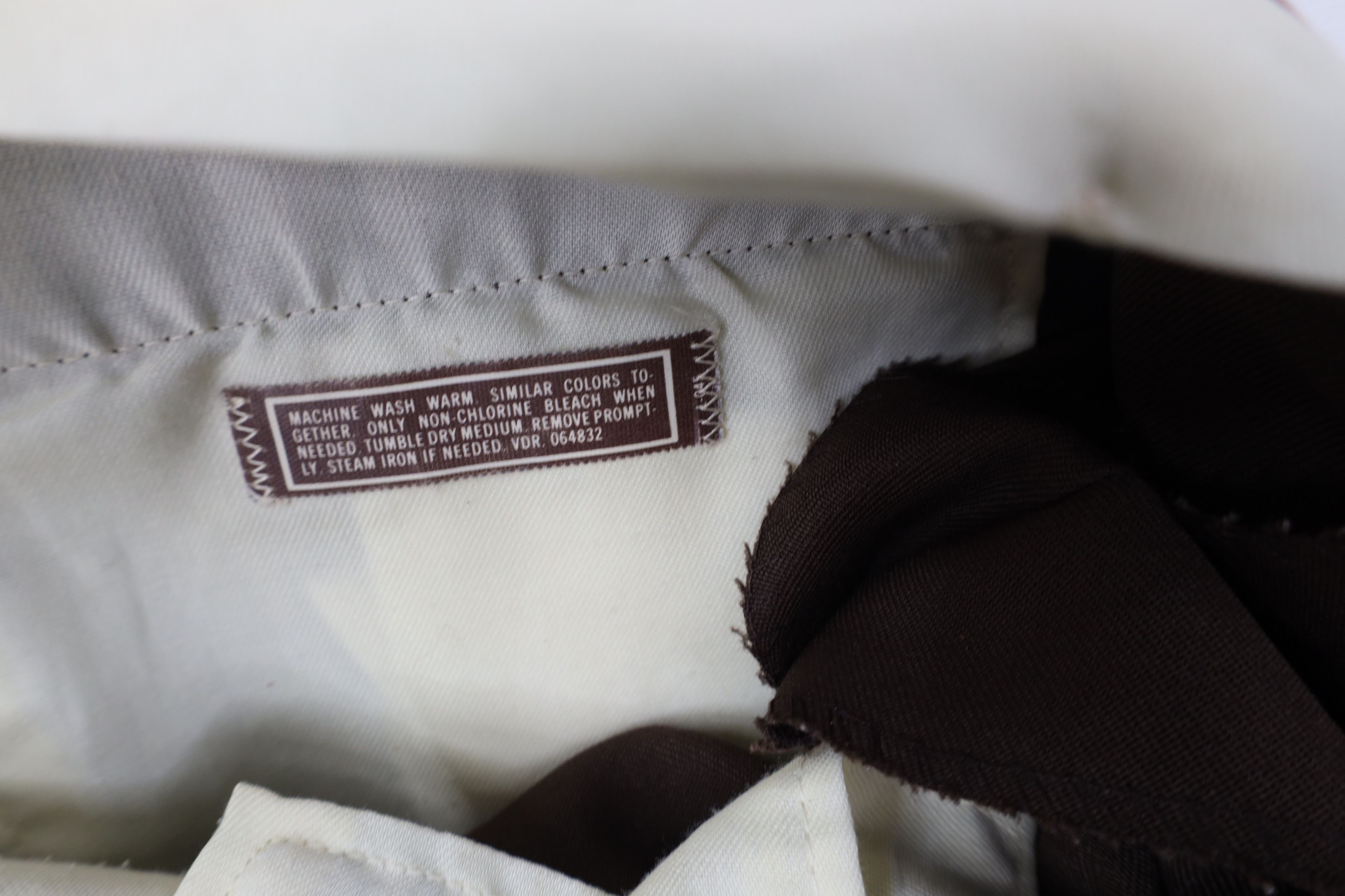 Vintage Vintage 70s Streetwear Flared Wide Leg Chino Pants Brown USA Size US 36 / EU 52 - 7 Thumbnail