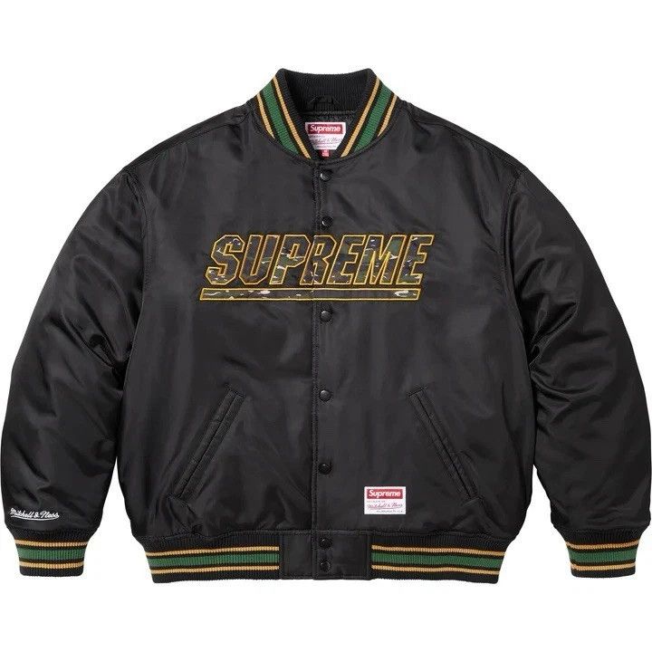 Mitchell & Ness × Supreme Supreme Mitchel and Ness Varsity Logo Jacket Size US M / EU 48-50 / 2 - 1 Thumbnail