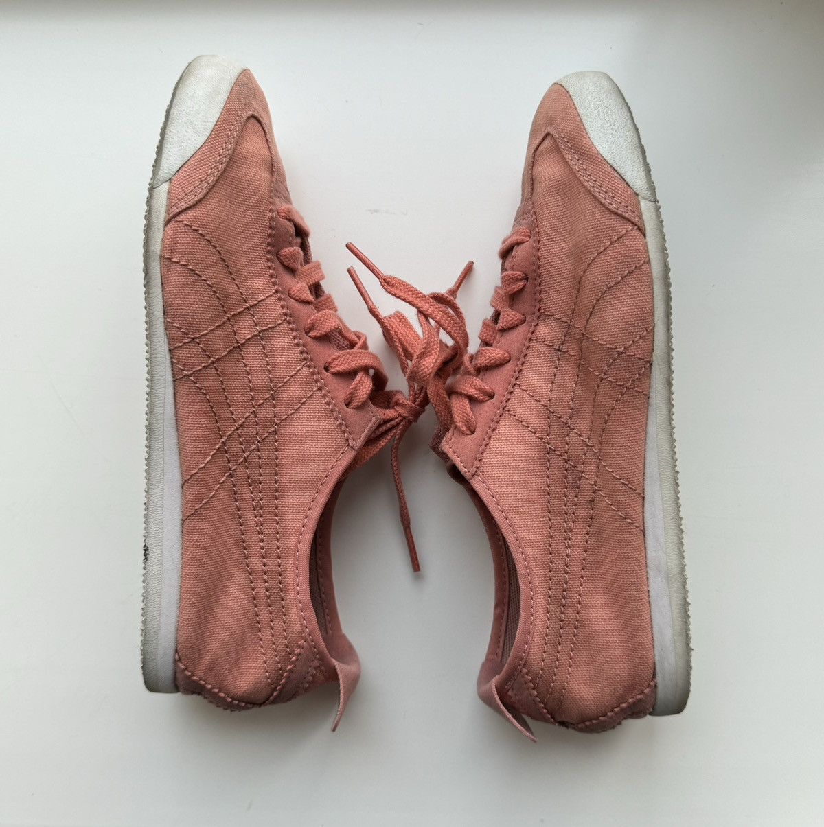 Asics × Vintage ASICS onitsuka tiger Mexico 66 coral EUR38/US7 sneaker shoes Size US 7 / IT 37 - 16 Thumbnail