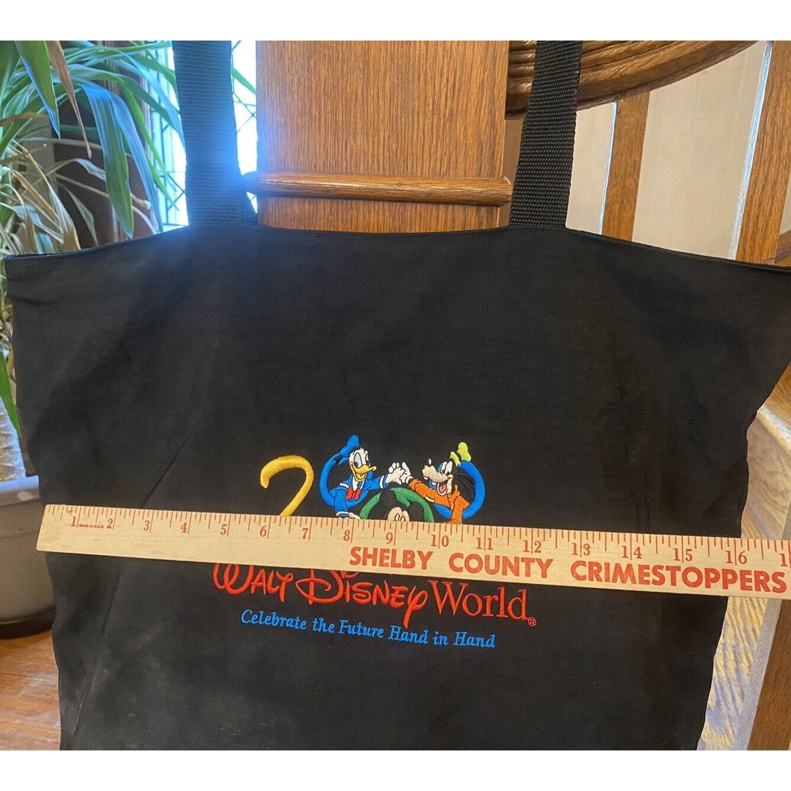 Disney Walt DISNEY World Bag Resort 2000 Tote Mickey Mouse Shoulder Size ONE SIZE - 5 Thumbnail