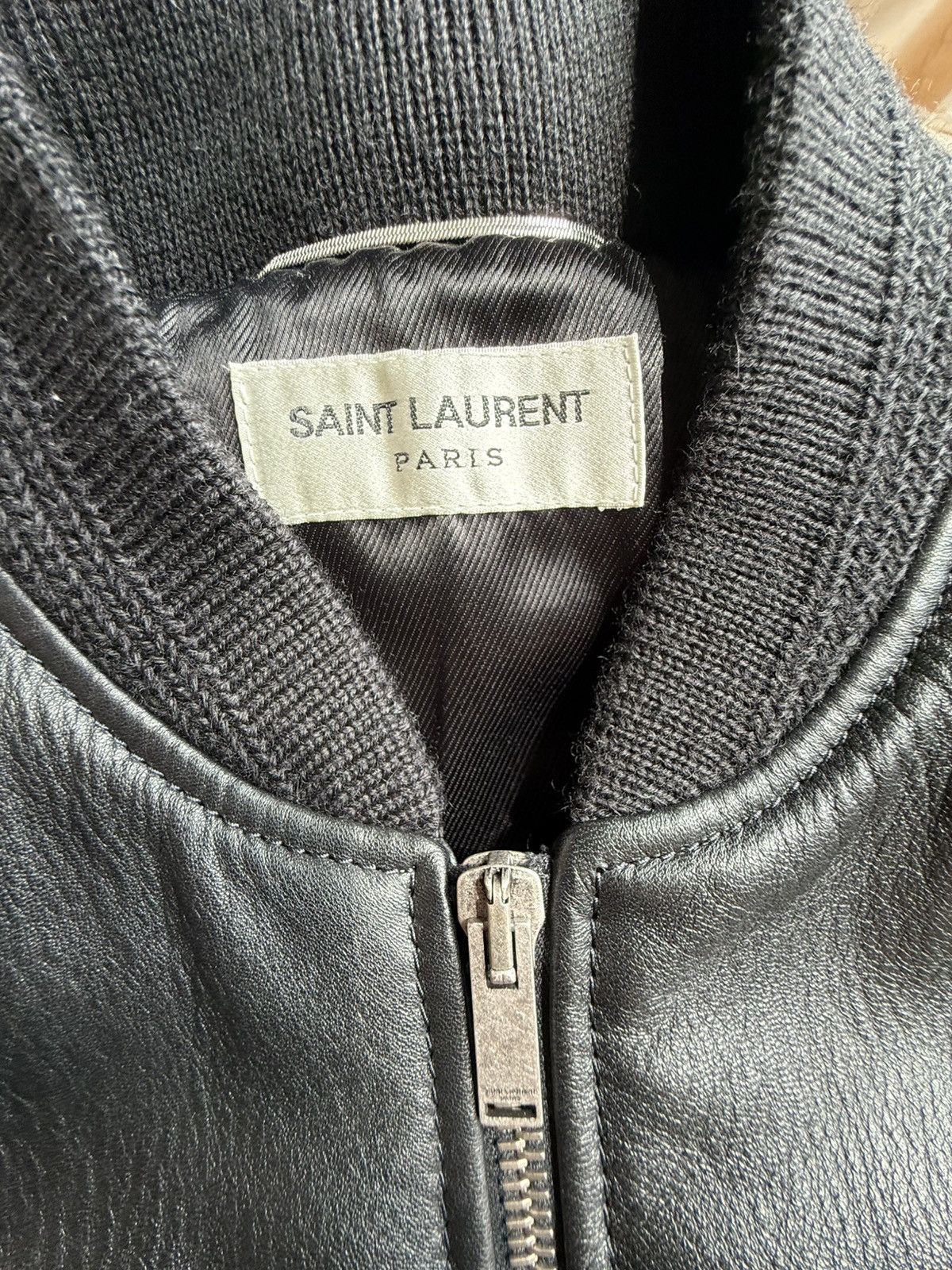 Saint Laurent Paris FW19 Saint Laurent multi zip leather bomber teddy jacket 46 Size US S / EU 44-46 / 1 - 23 Thumbnail