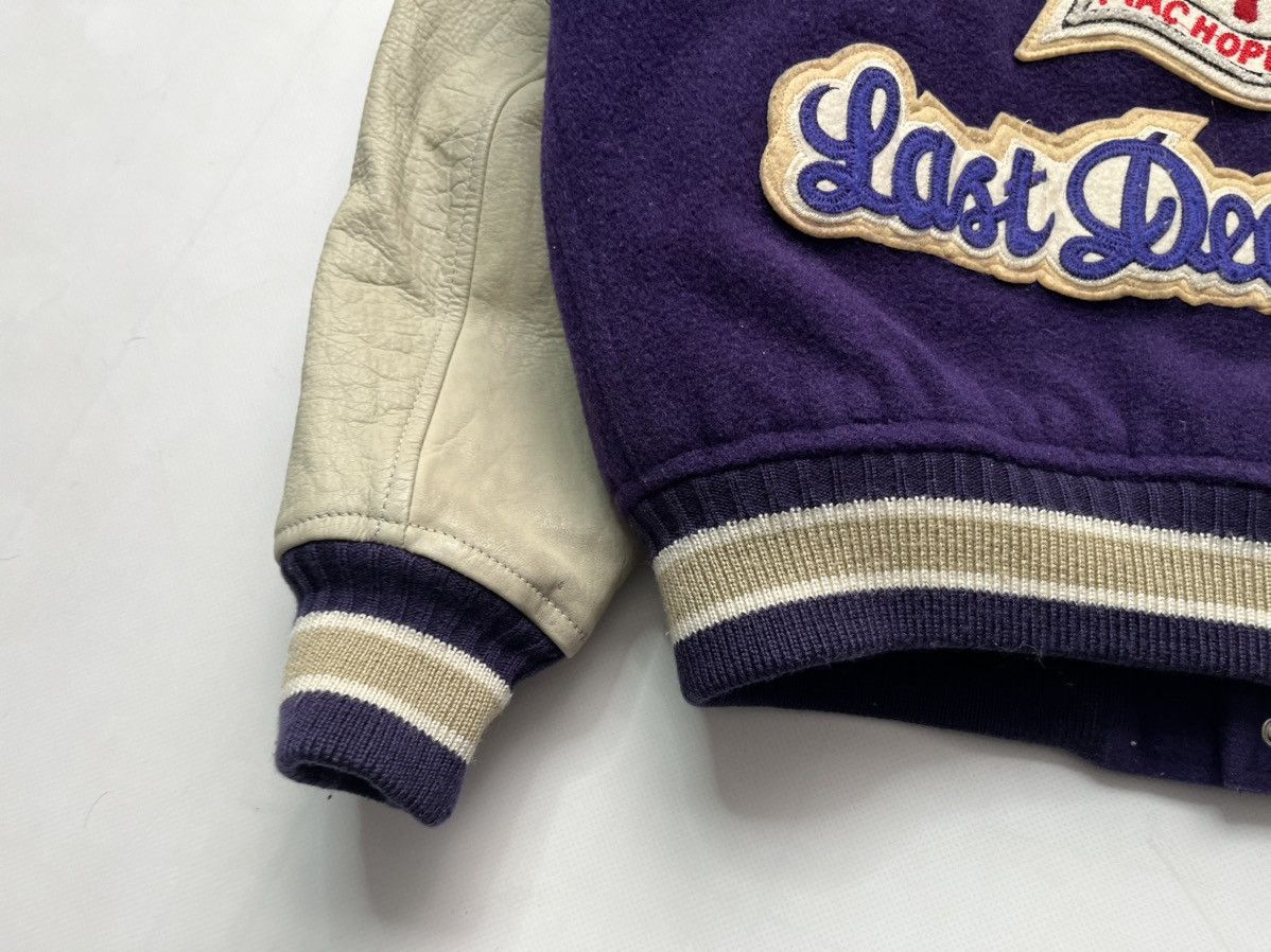 Vintage Machopes Bullet Last Dead Heat Leather Varsity Jacket Size US M / EU 48-50 / 2 - 21 Thumbnail